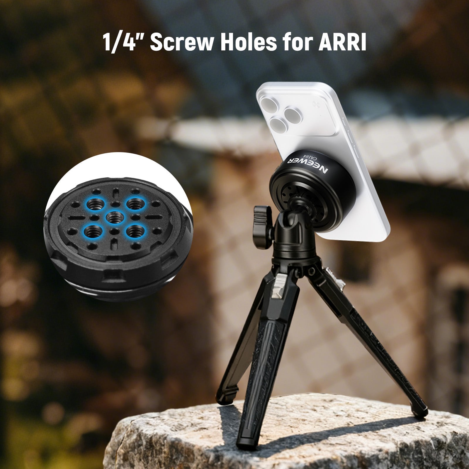 NEEWER CA164 Electric Vacuum Suction Cup Mount