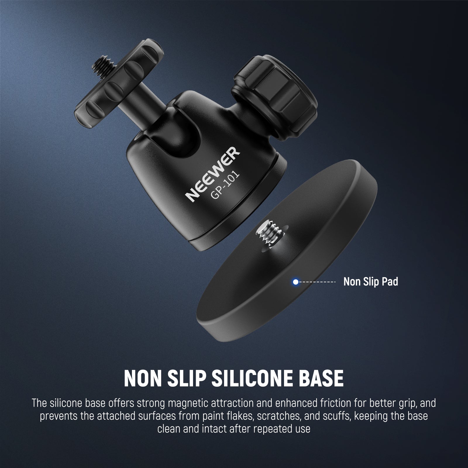 NEEWER BASICS GP-101 Magnetic Camera Mount for Action Camera