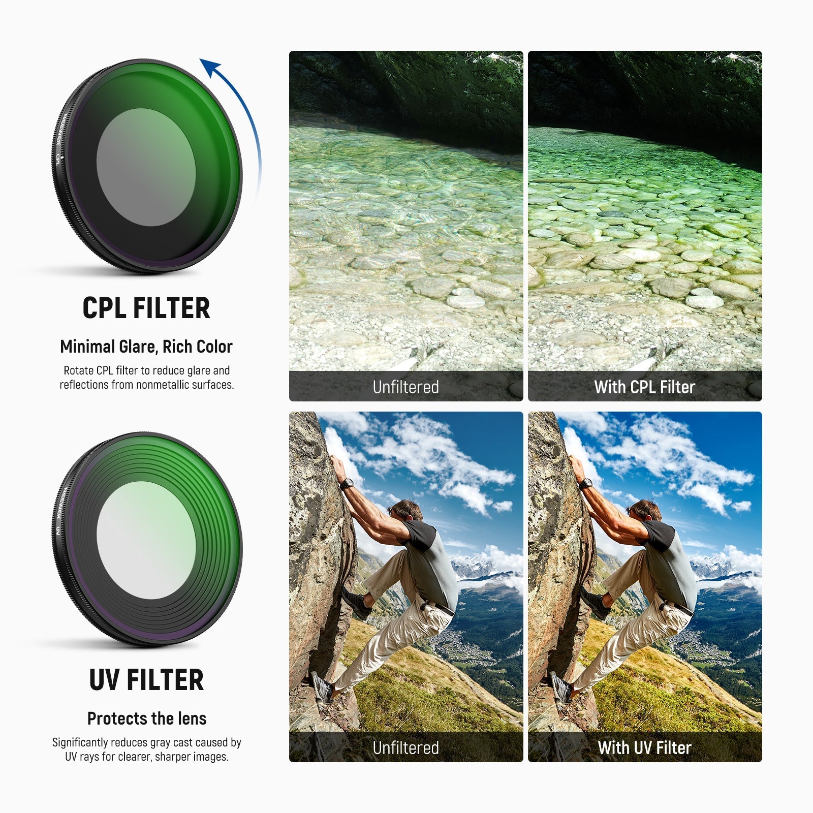 NEEWER ND Filter Set For DJI Osmo Nano
