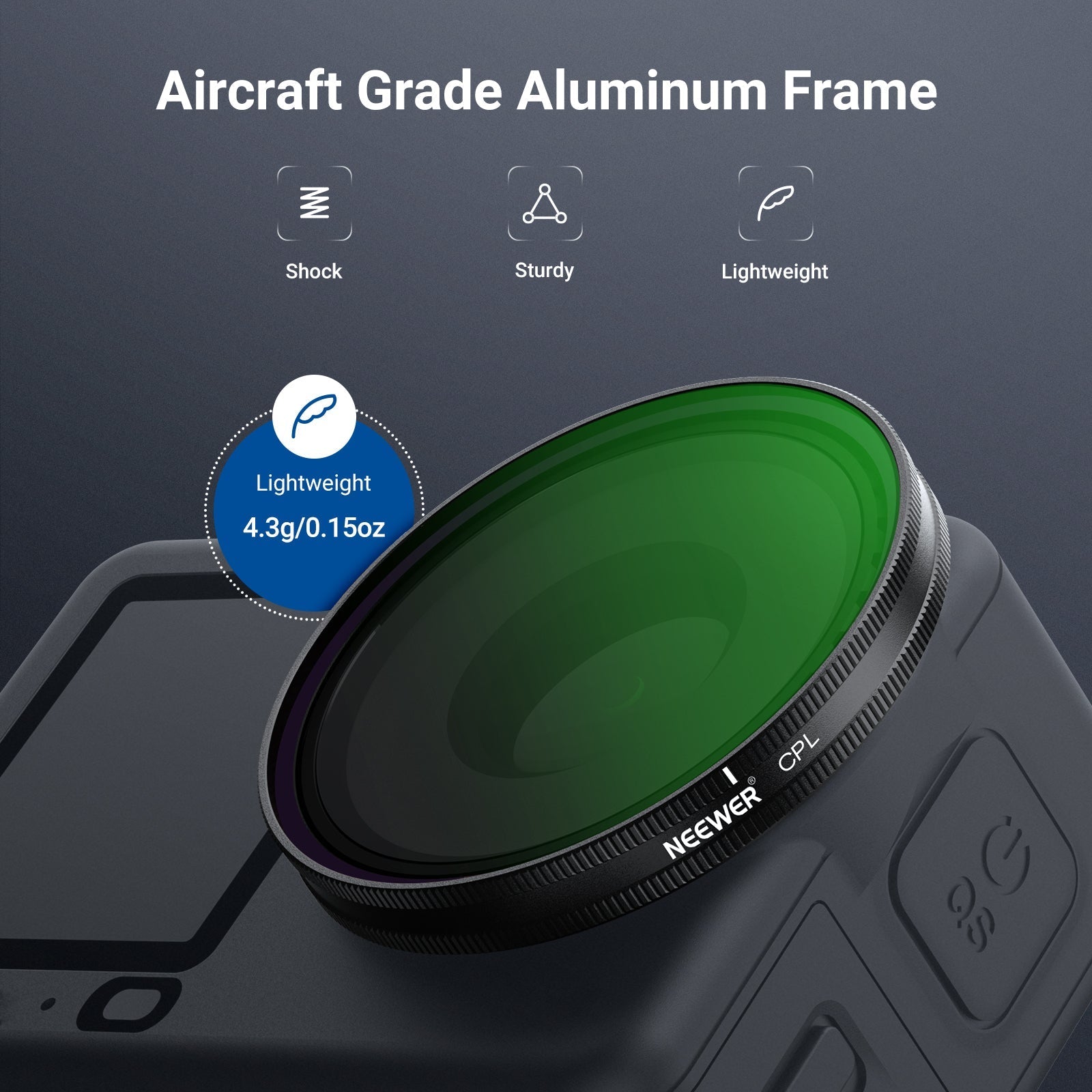 NEEWER Filter Set Compatible with DJI Osmo Action 6
