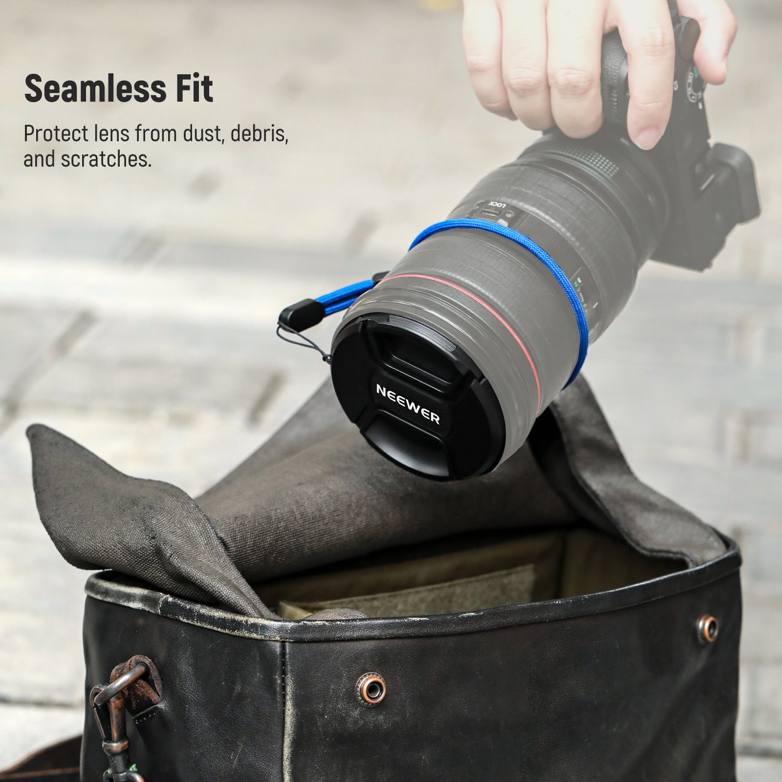 NEEWER 2 Pack Camera Lens Cap Kit