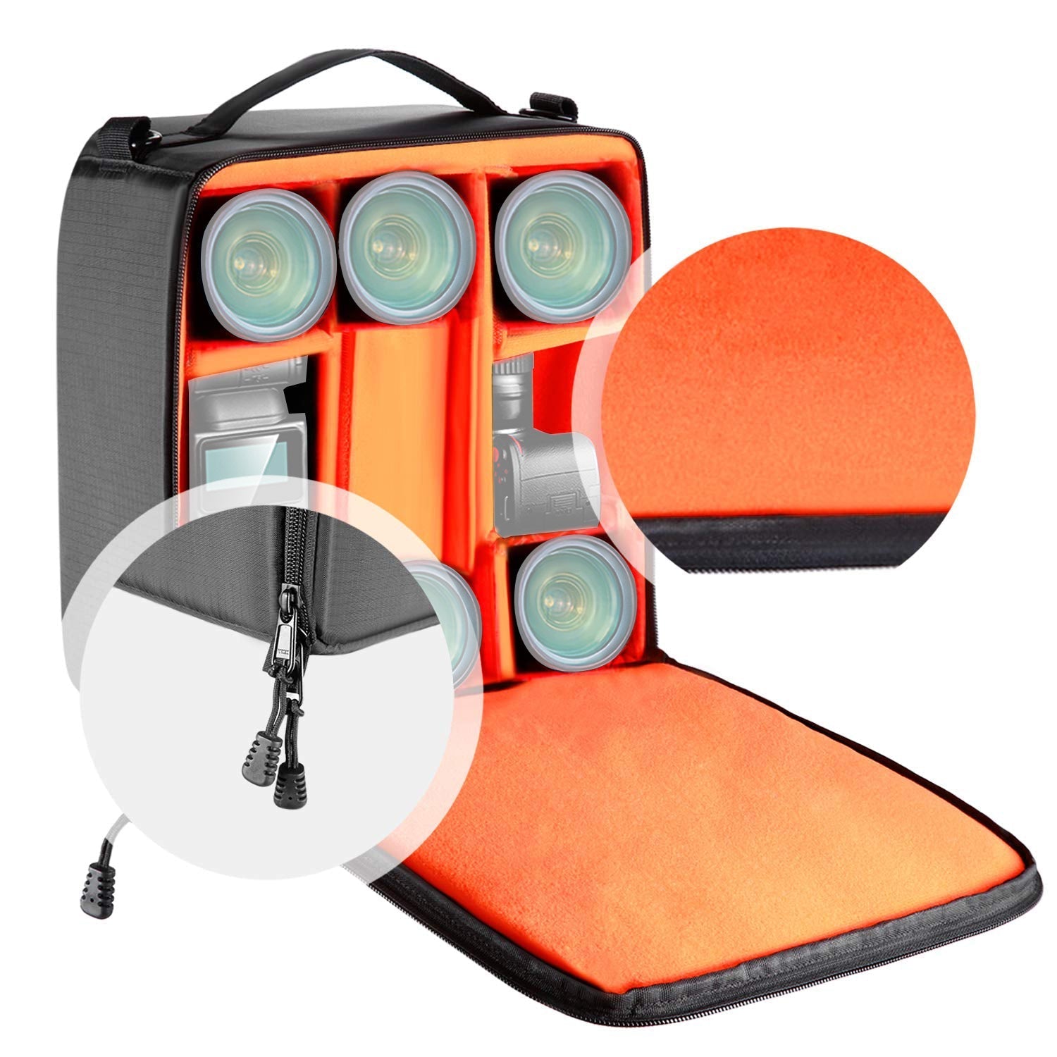 NEEWER 11.02"×6.29"× 11.02" Camera Carrying Case