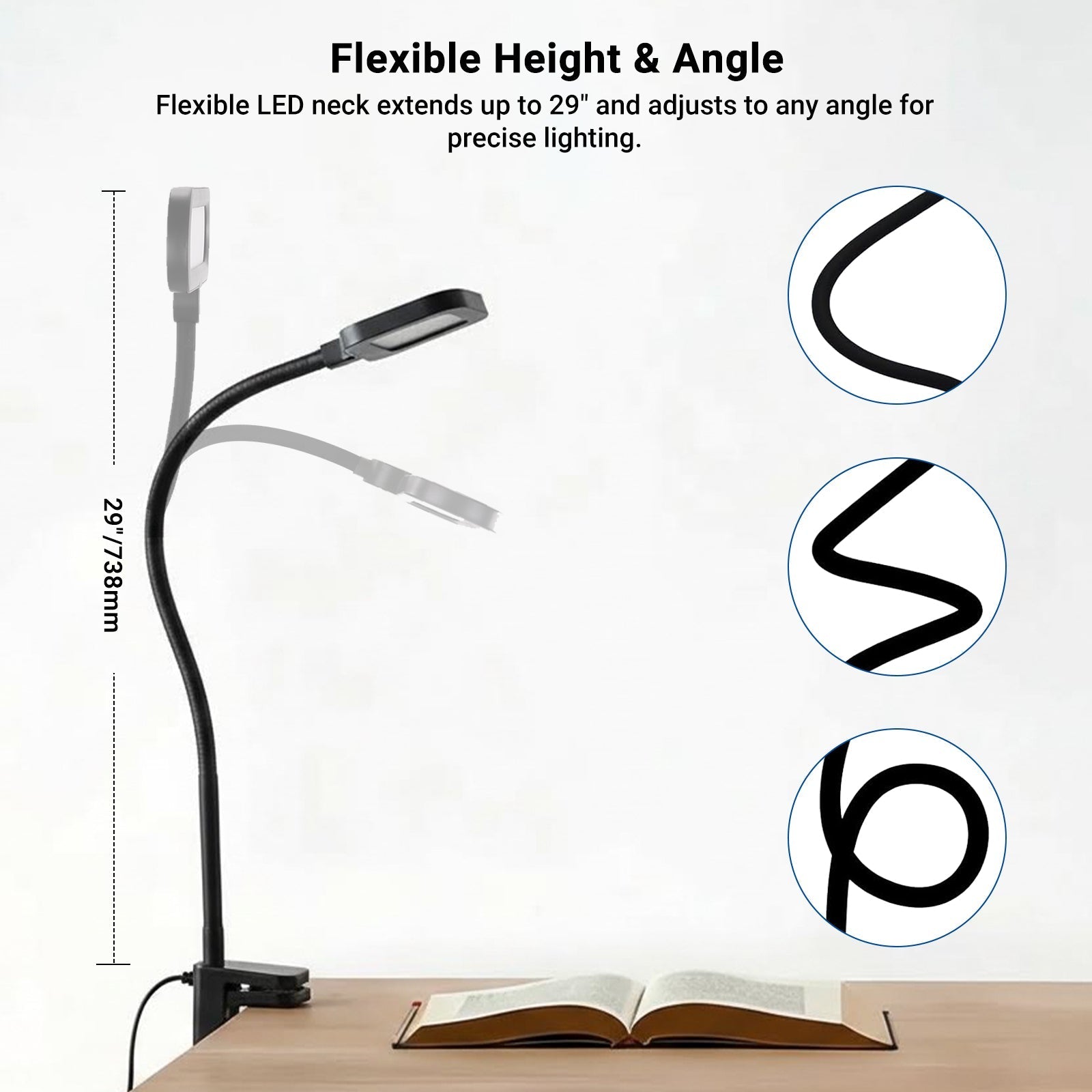 NEEWER ENTRY LEVEL VERSION N33 10W Desktop LED Lamp with Clamp