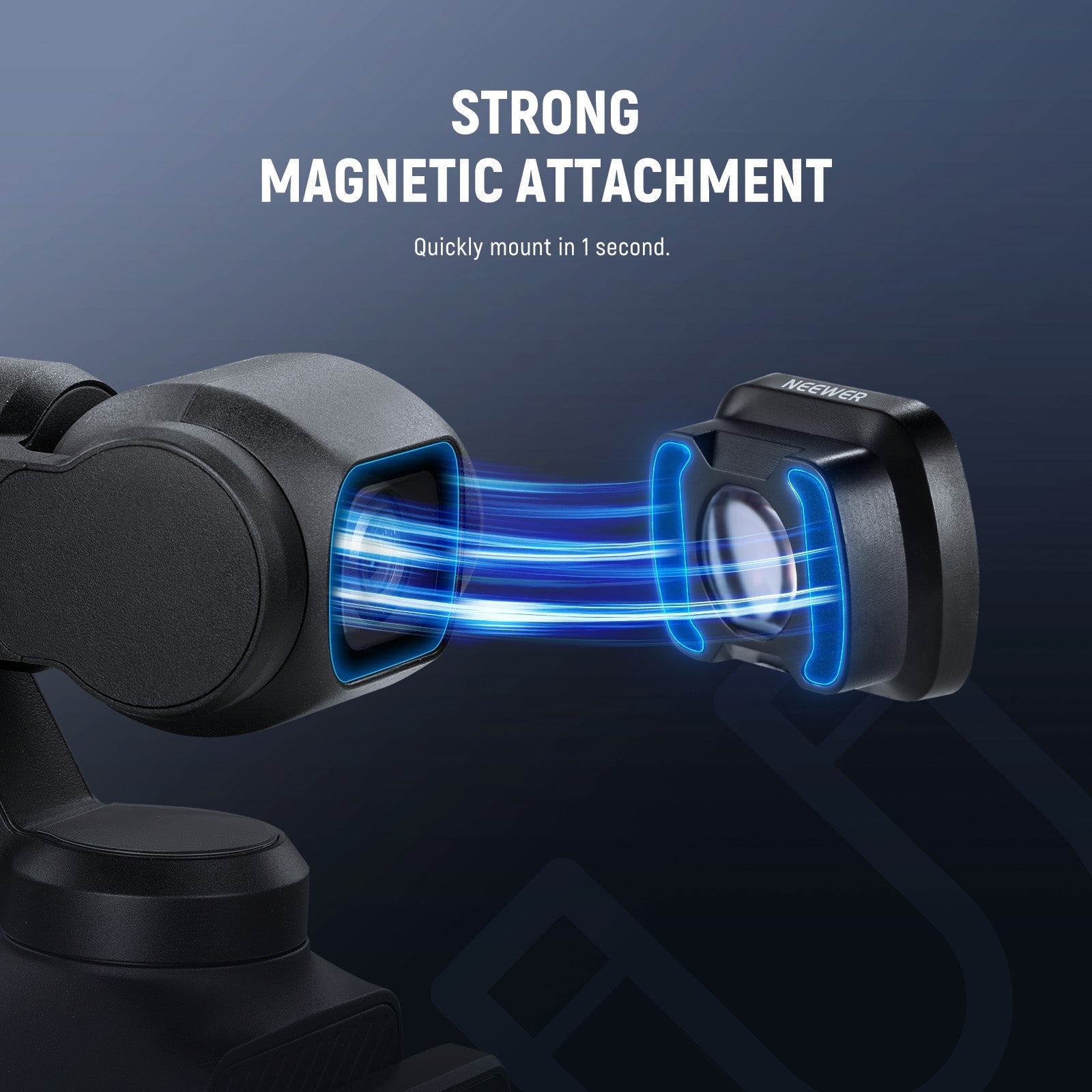 NEEWER LS-64 2x Macro Lens for DJI Osmo Pocket 3 / Pocket 4 & Xtra Muse
