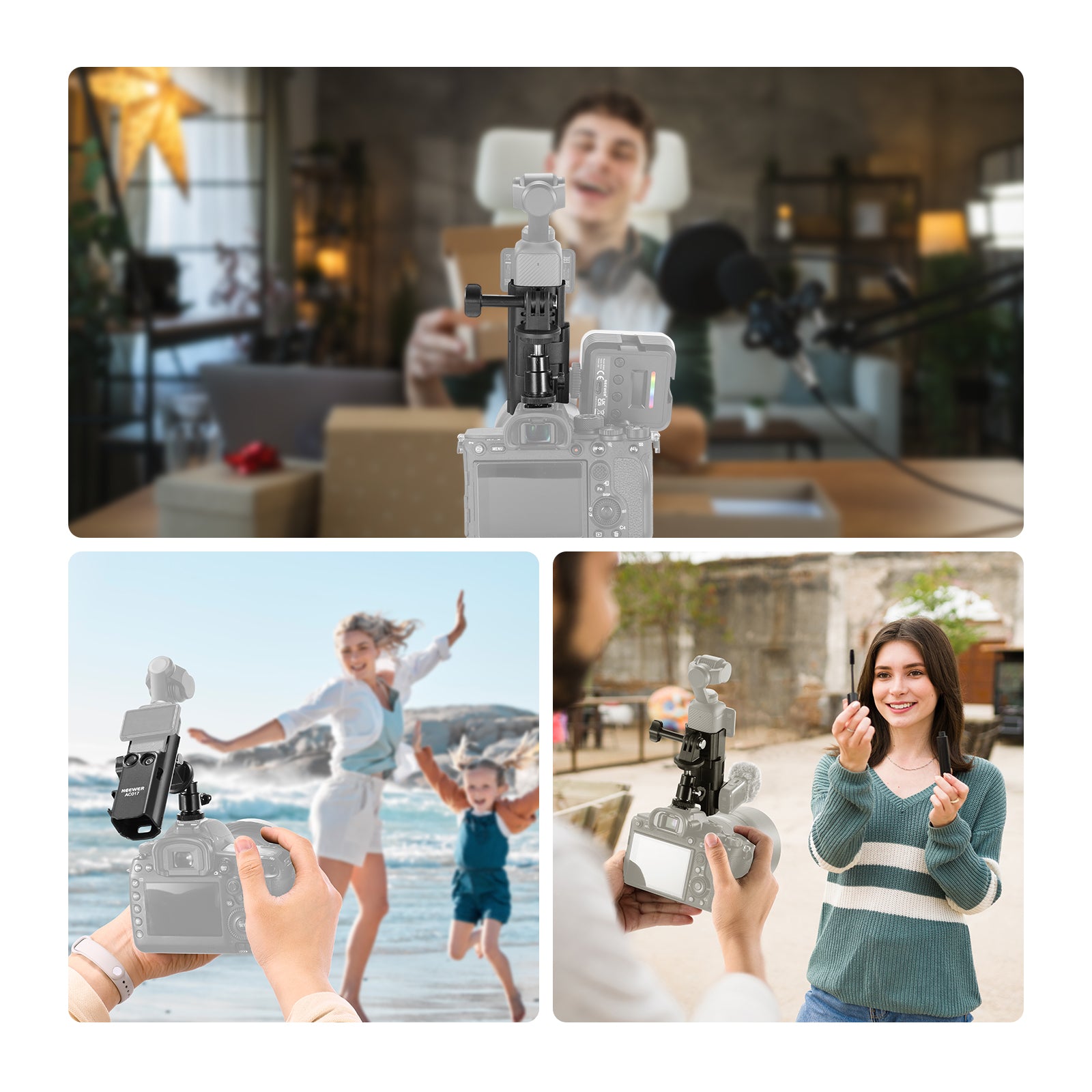 NEEWER GP-68 Extension Adapter Mount Kit For DJI Osmo Pocket 3