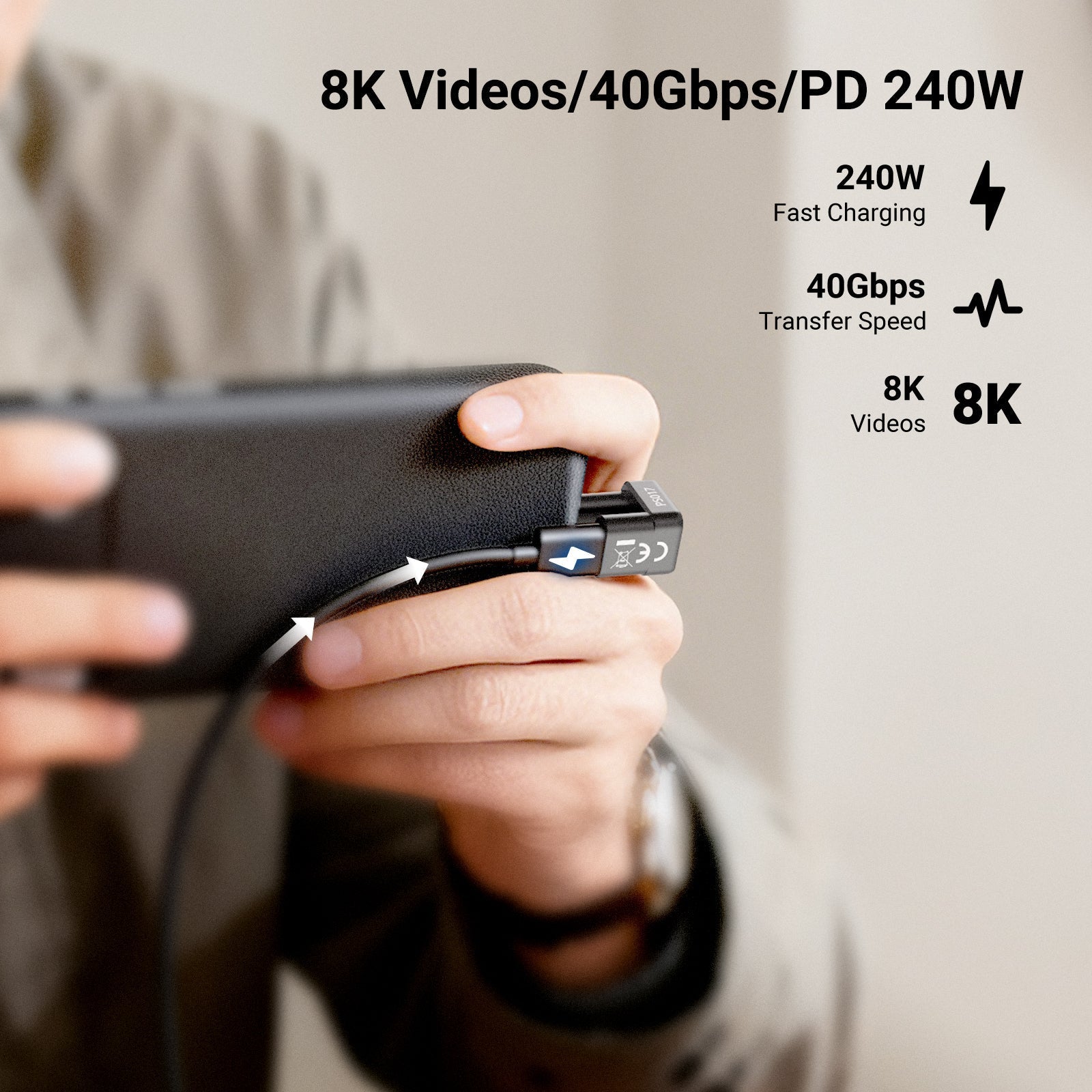 NEEWER PS017 180° U Shaped USB Type C OTG Adapter