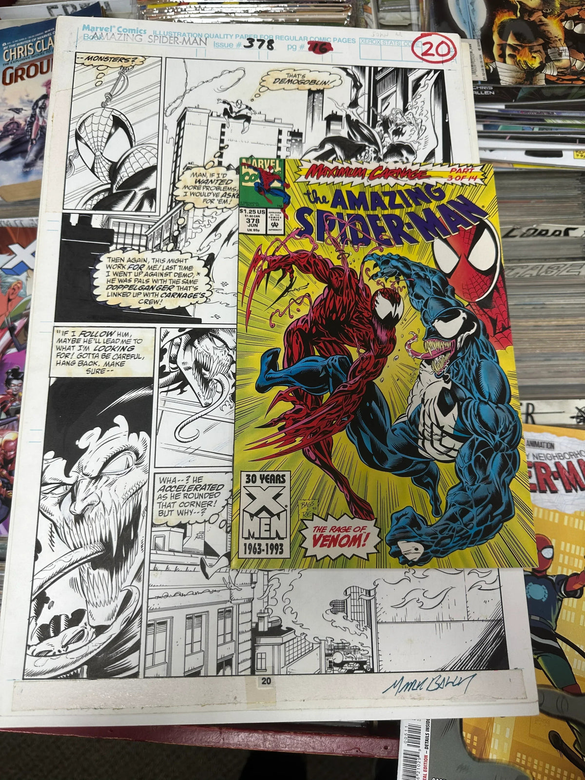 Amazing Spider-Man #378 Pg 16 Original Comic Art