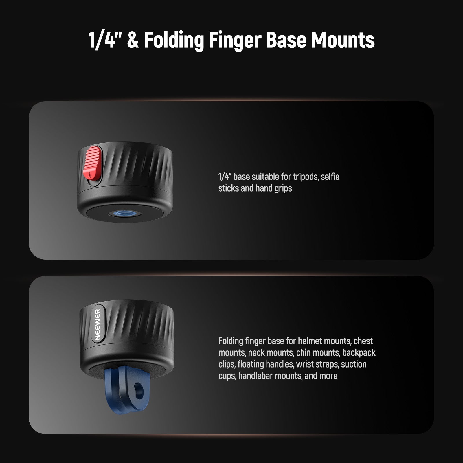 NEEWER GP-24 4 In 1 Action Camera Mount Kit