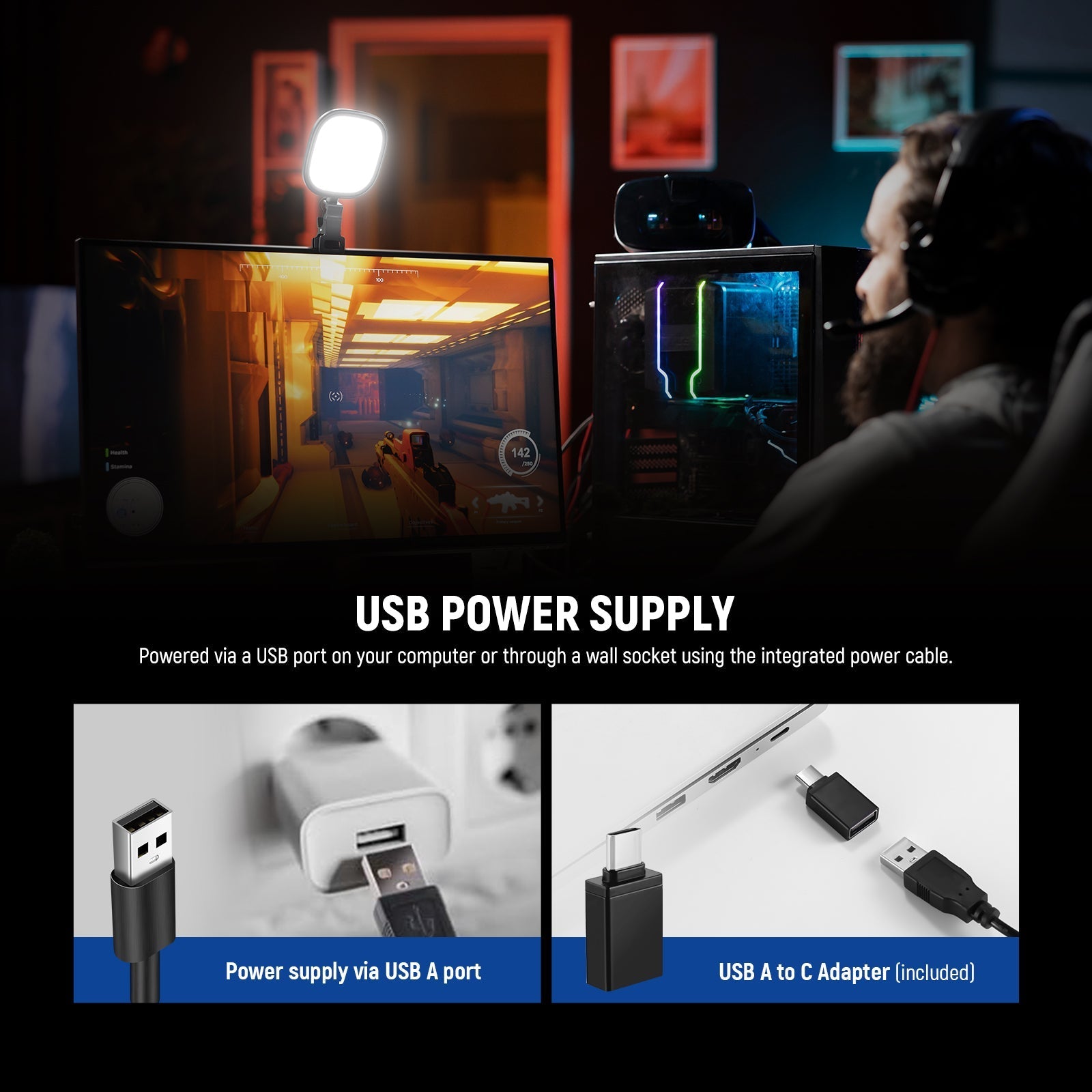 NEEWER BASICS NL10 5" 10W LED Streaming Light