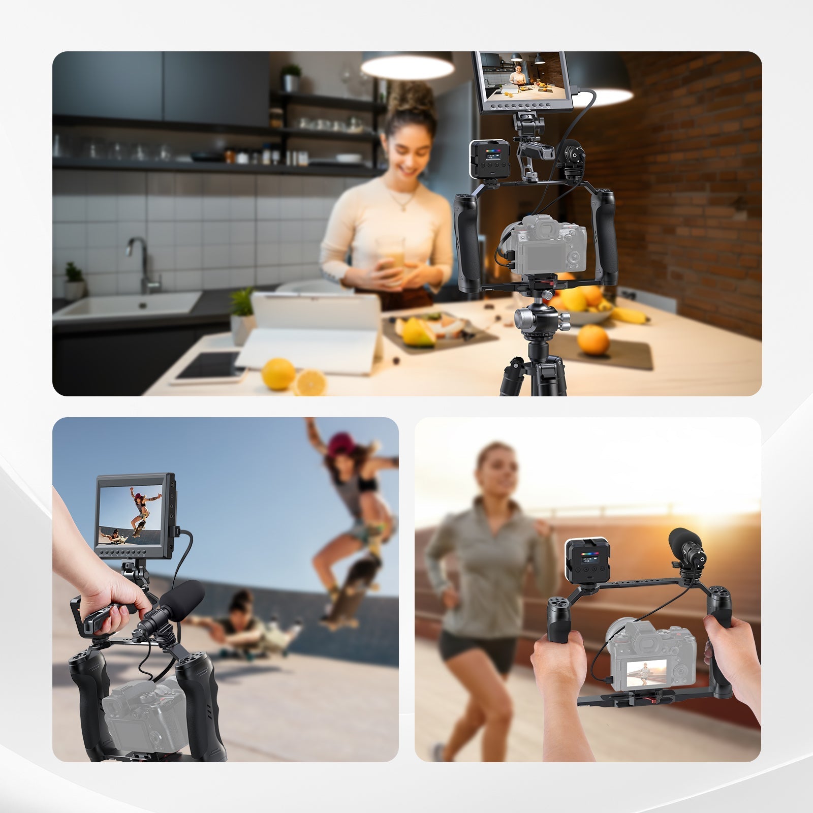 NEEWER MH3 Microphone Holder with Cold Shoe Adapter
