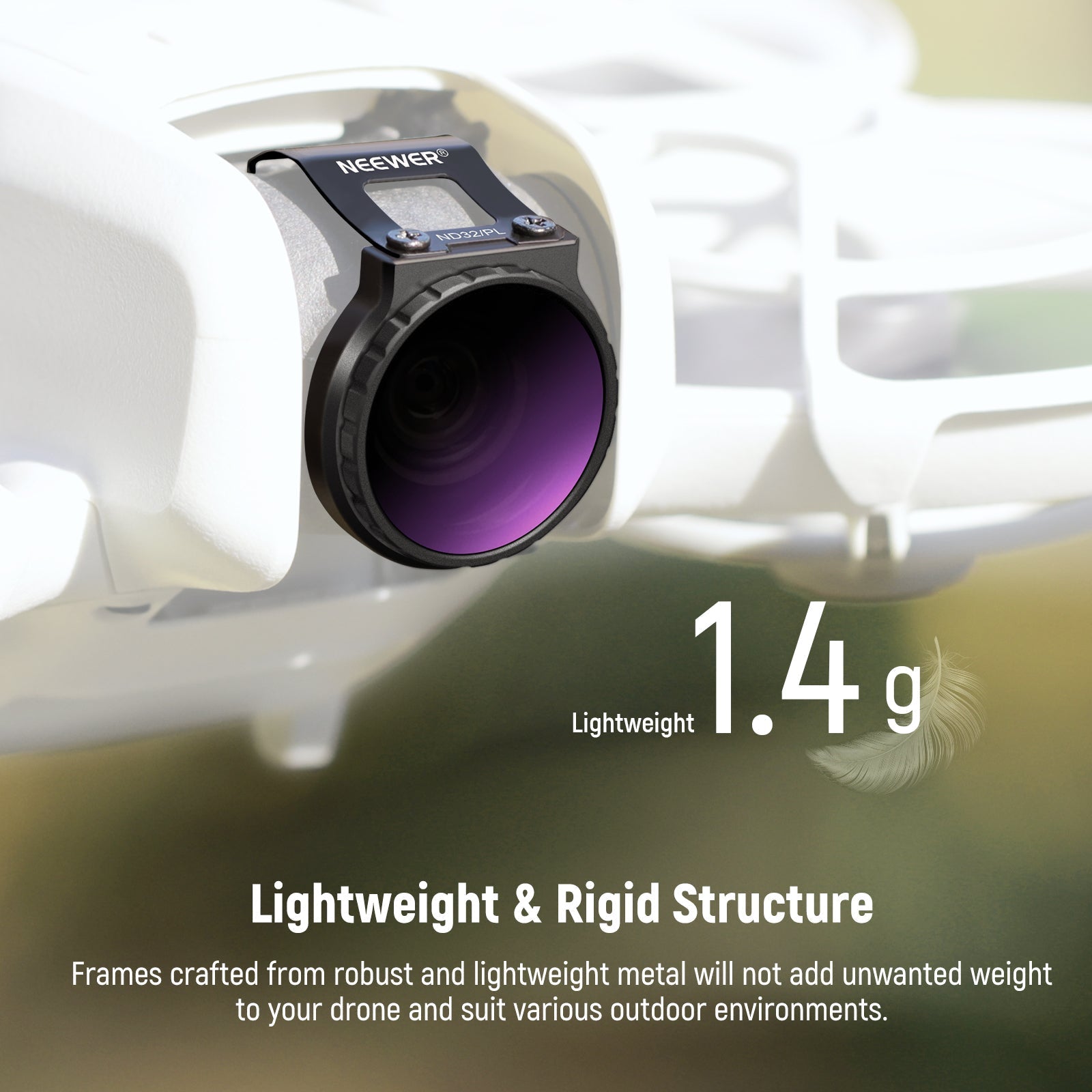 NEEWER FL-N29 4-Pack ND/CPL Filter Set for DJI NEO