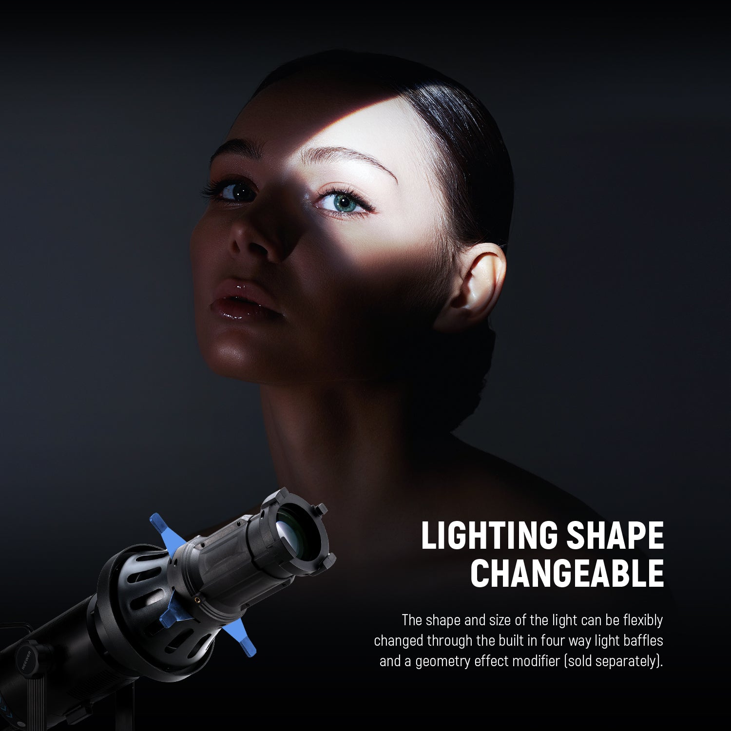 NEEWER LS-39 20° Spotlight Snoot with Bowens Mount
