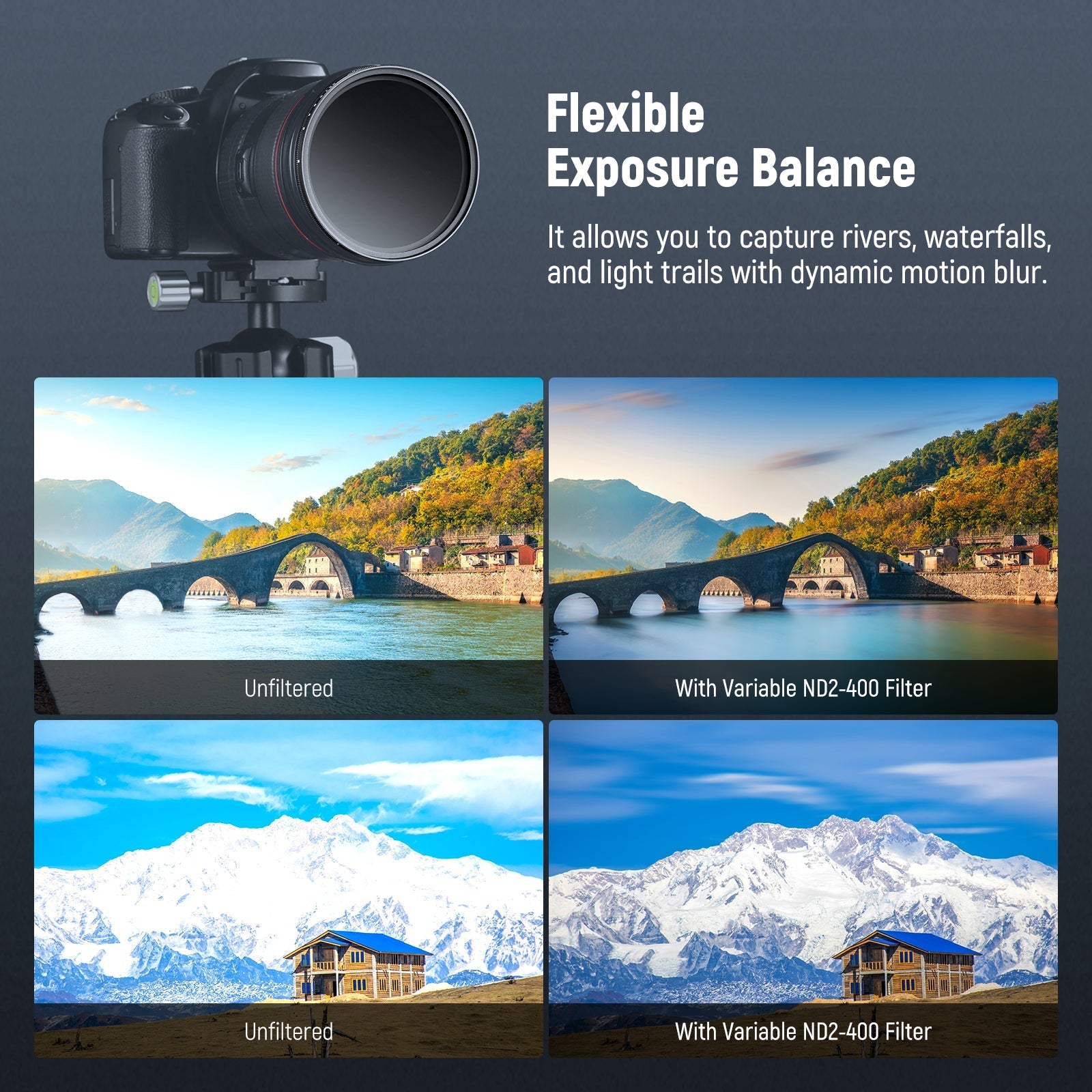 NEEWER BASICS Variable ND2-400 Filter