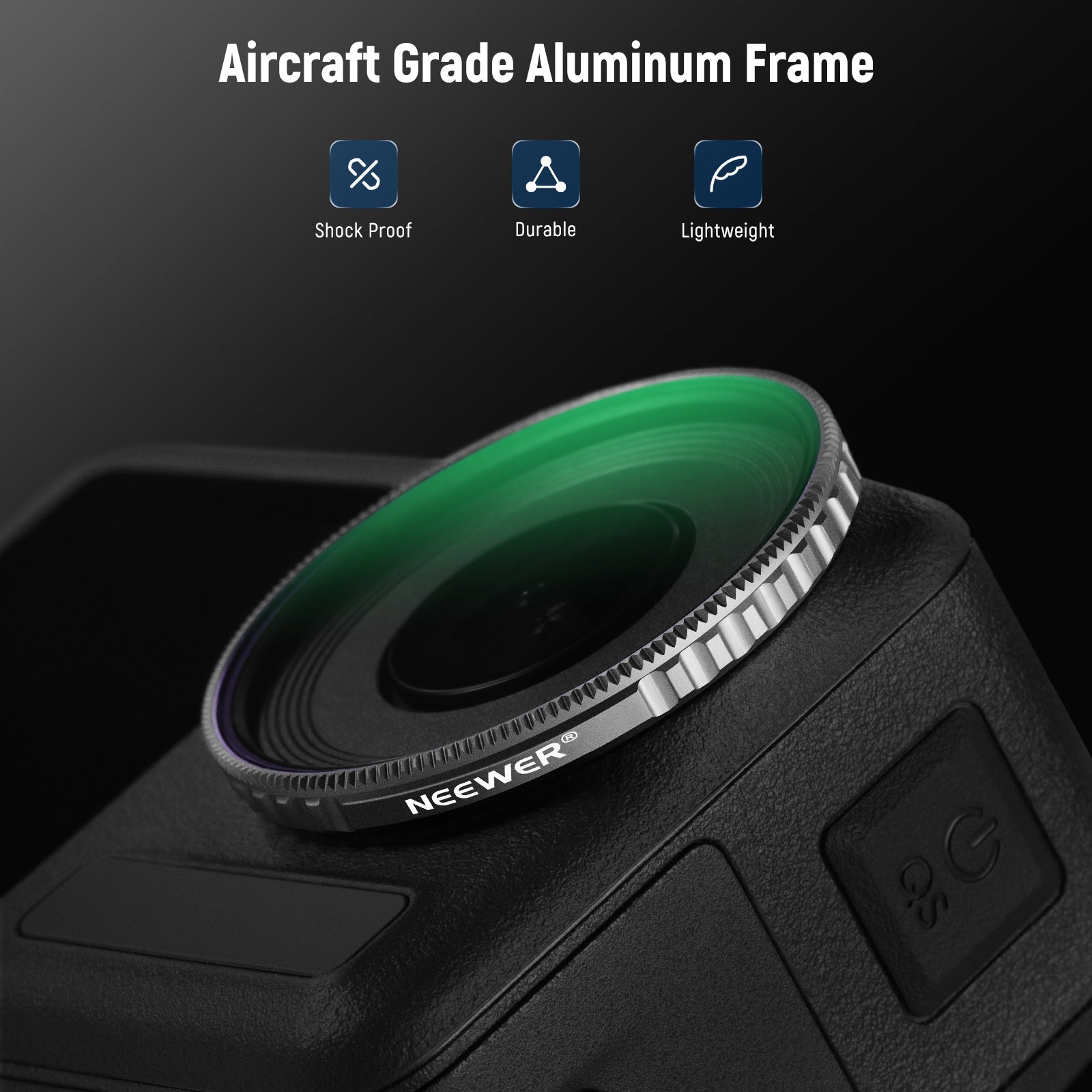 NEEWER FL-A13 6-Pack CPL & ND Filter Set for DJI Osmo Action Action 5 Pro/4