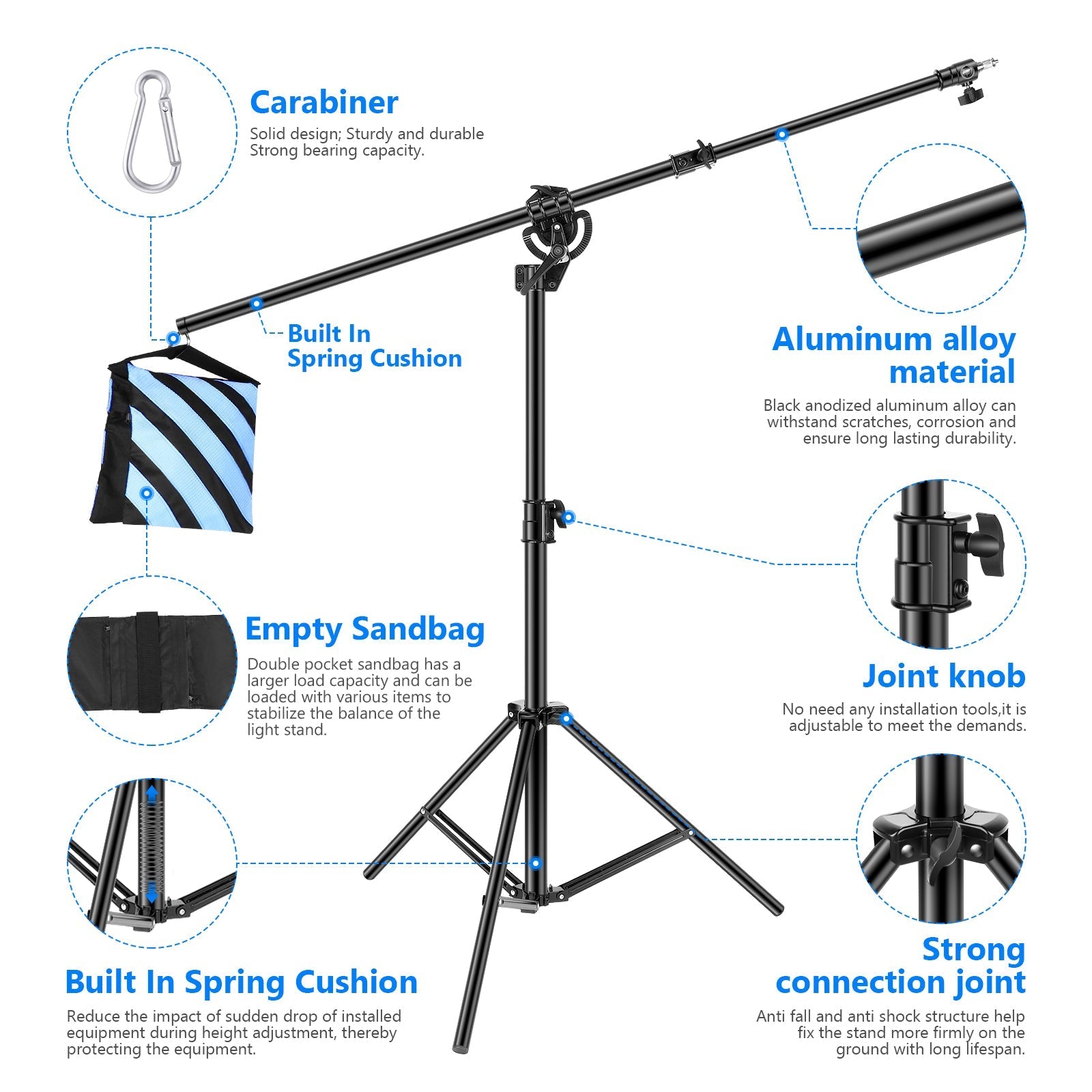 NEEWER ST-CB 297cm Photography Light Stand