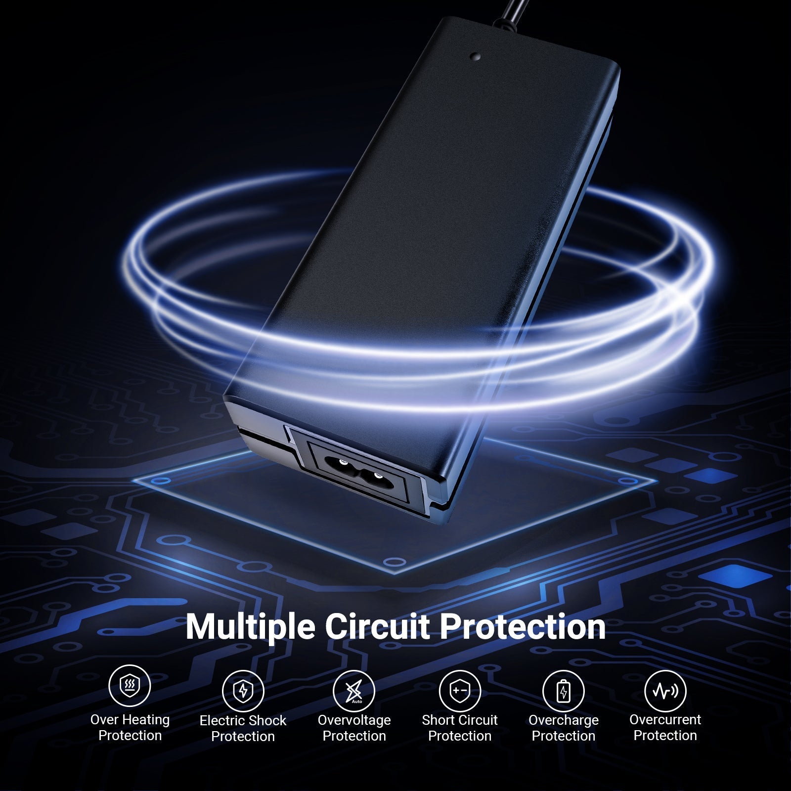 NEEWER NC-Q6 Power Adapter and Power Cord Set for Q6