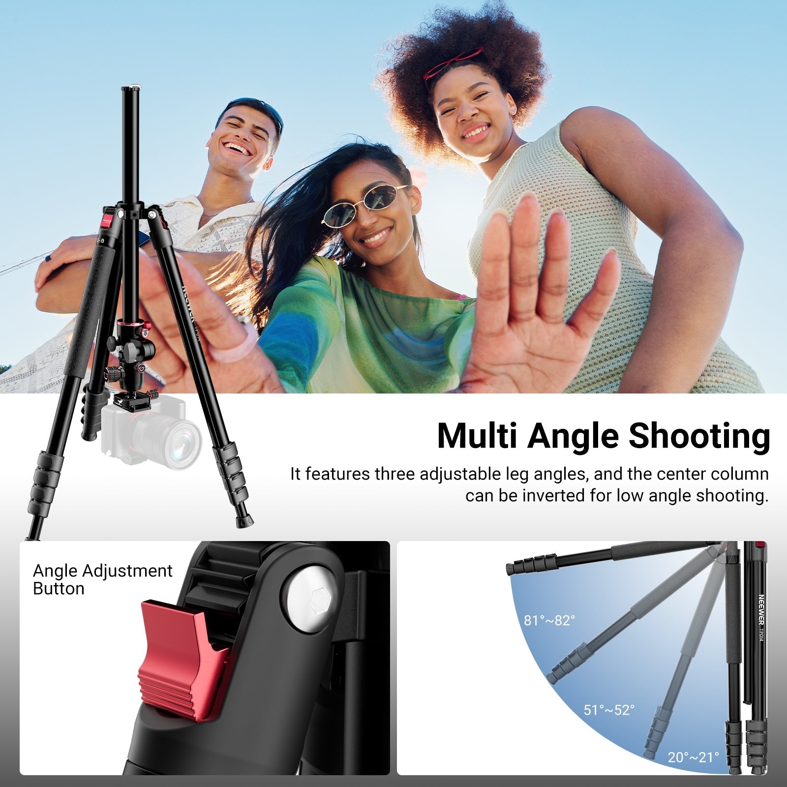 NEEWER BASICS TP014 76" Overhead Camera Tripod Monopod