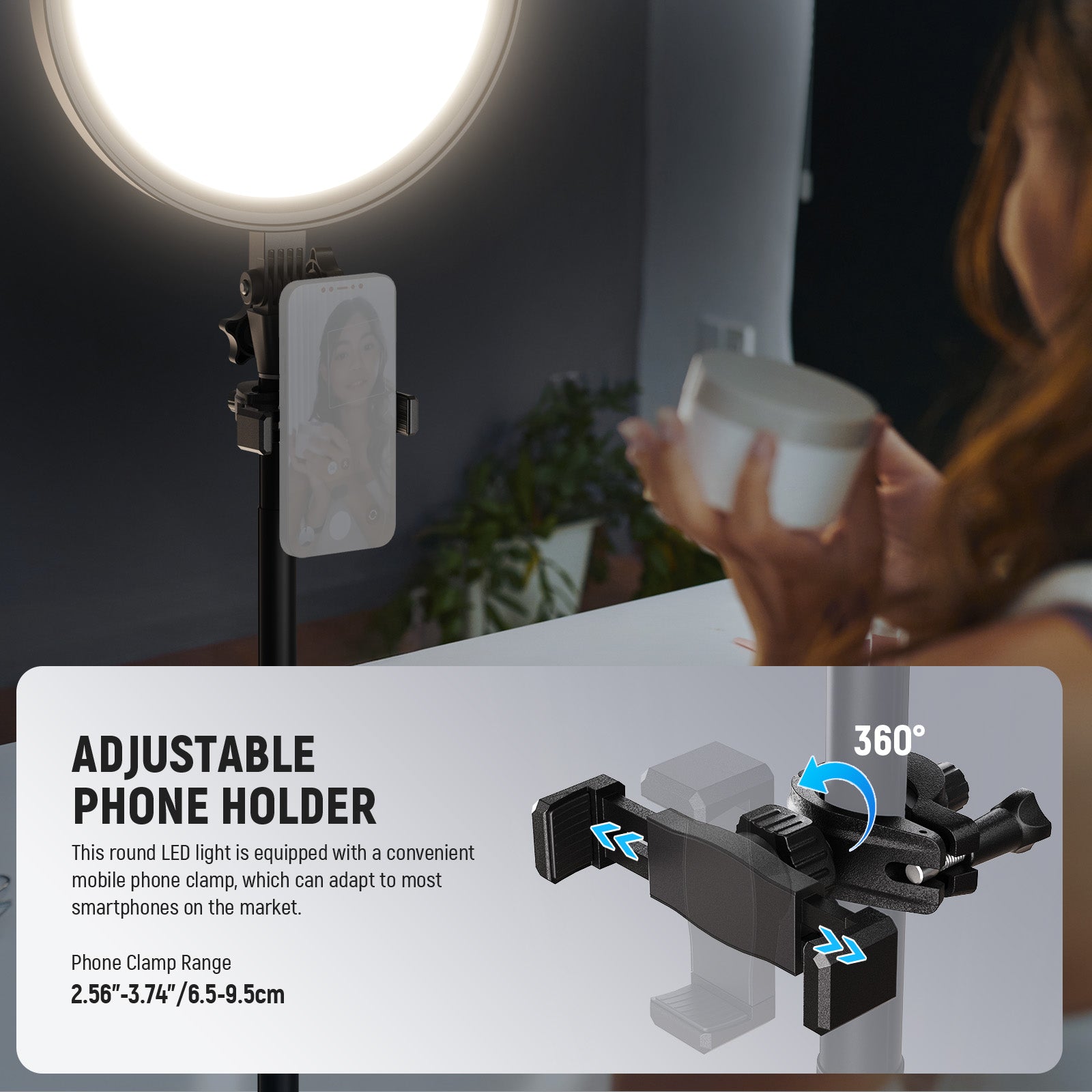 NEEWER BASICS BR13 12" Full Screen Ring Light