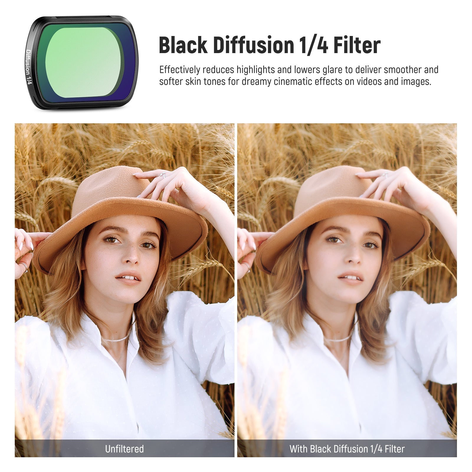 NEEWER FL-B16 Filter & Lens Set for DJI Osmo Pocket 3 / Pocket 4 & Xtra Muse