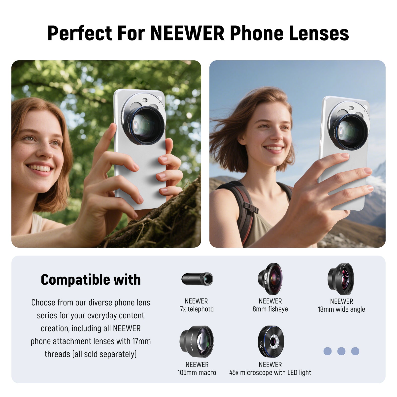 NEEWER PA111 Lens Backplate for Xiaomi 15 Ultra