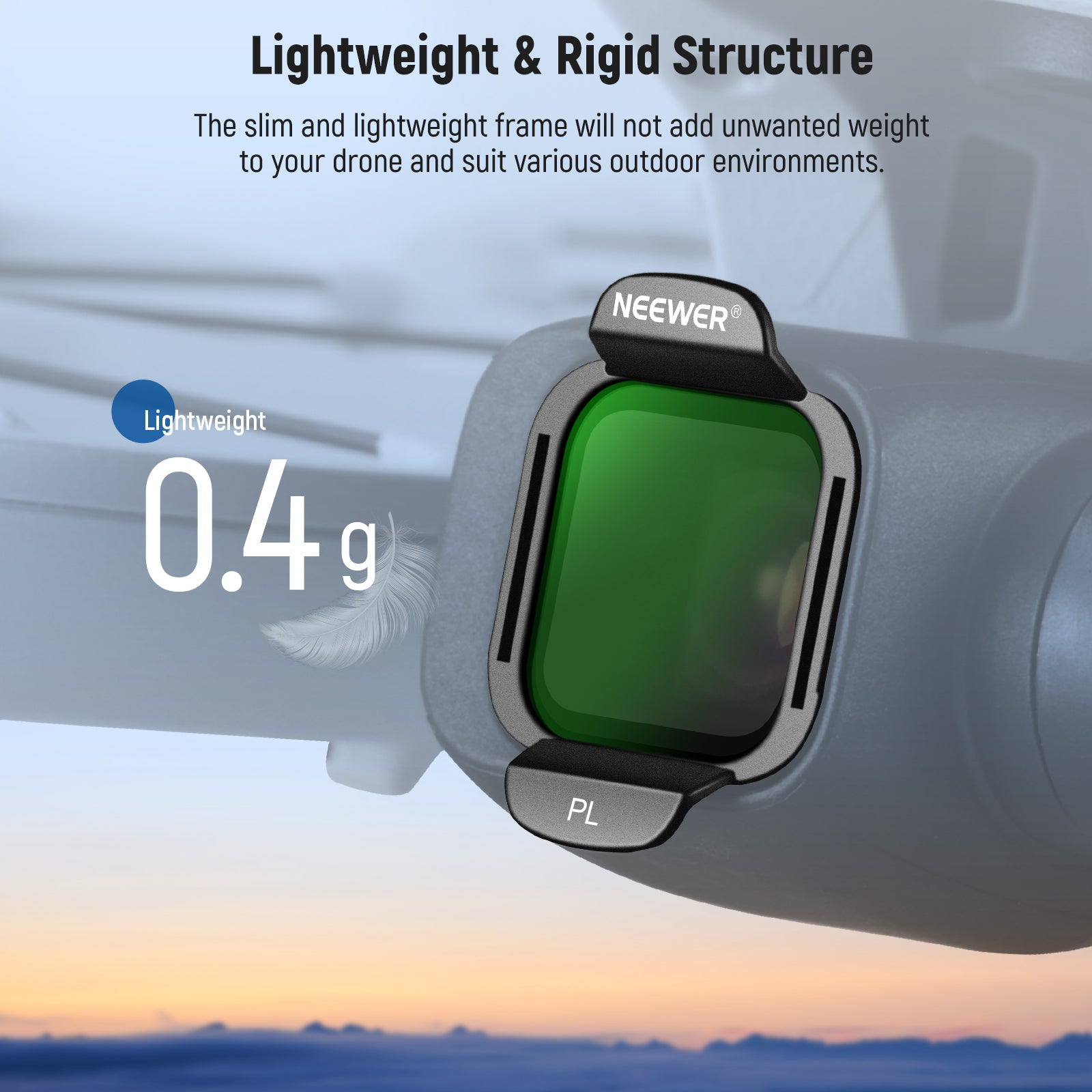 NEEWER FLN38 CPL Filter for DJI Flip / Lito X1 Drone
