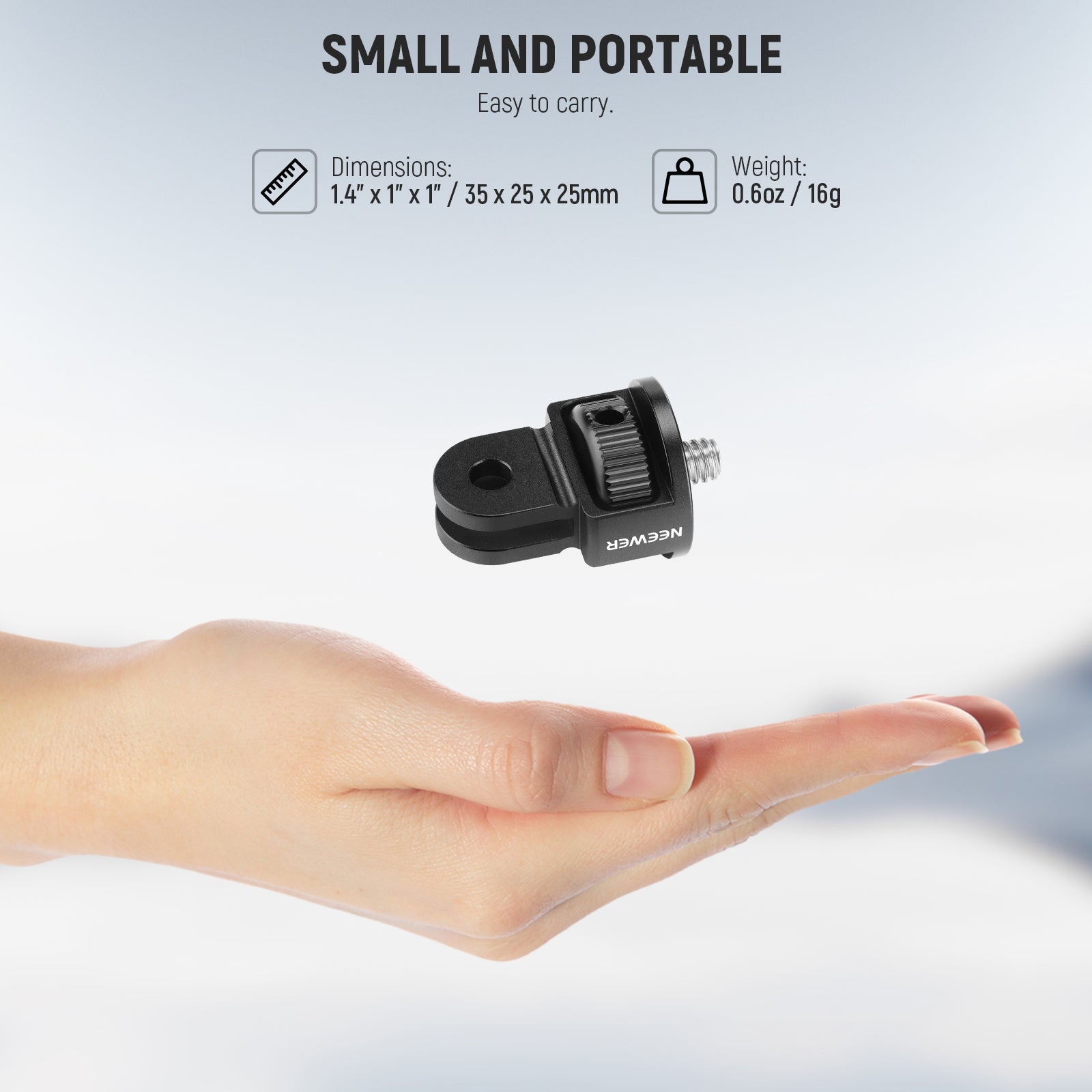 NEEWER GP-7 Action Camera Mount Adapter For GoPro