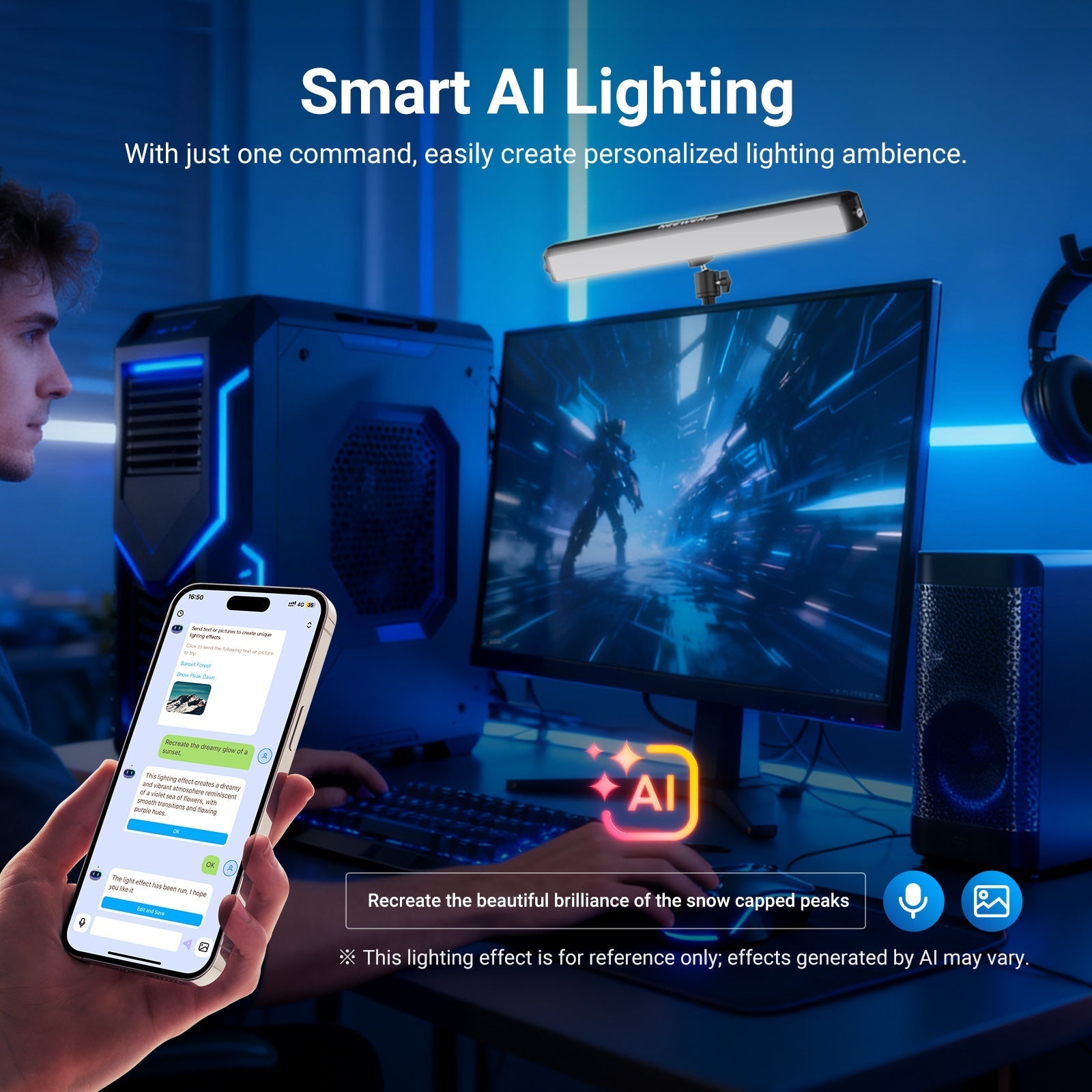NEEWER NG01 RGB LED Streaming Light