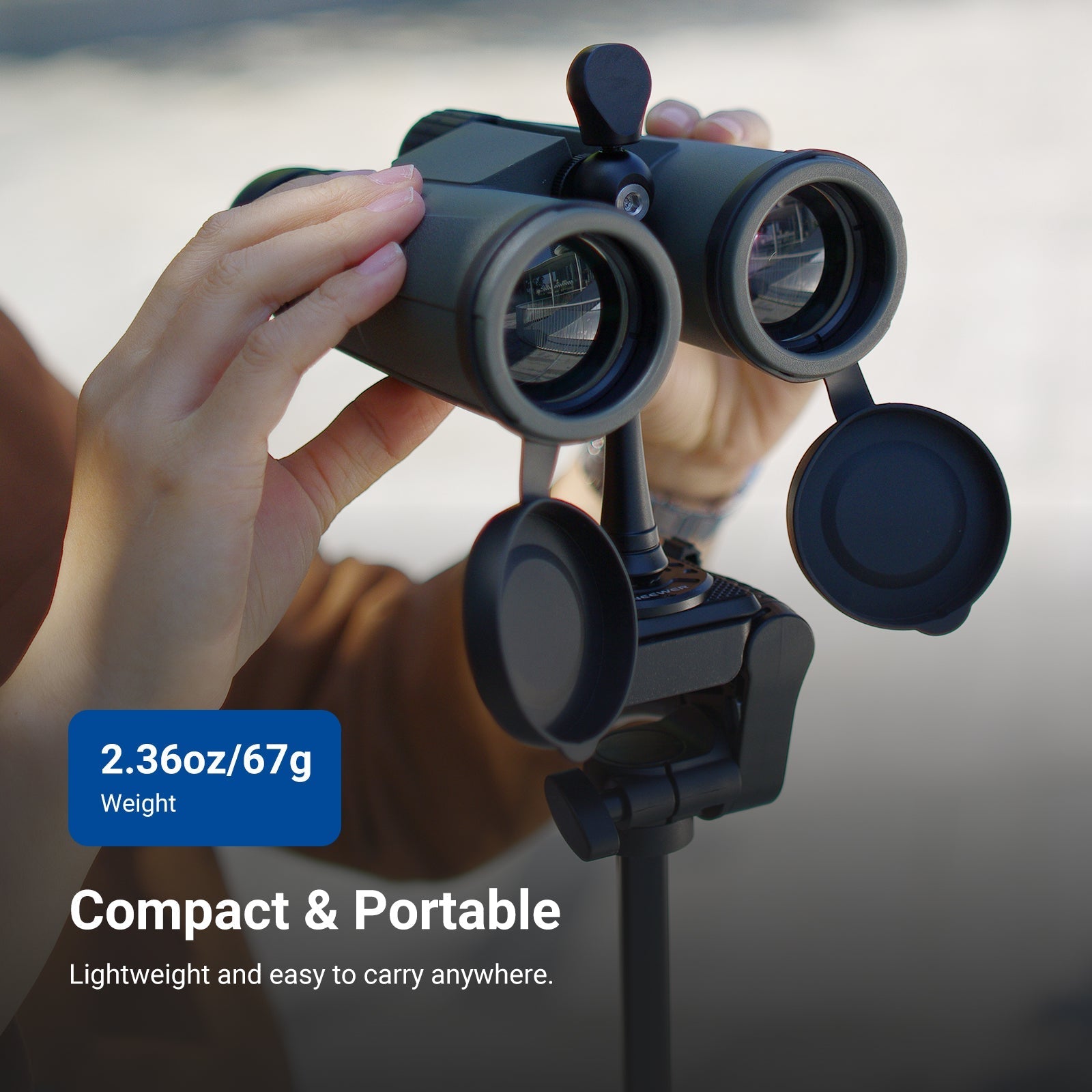 NEEWER ST-T05 Quick Release Binocular Tripod Adapter