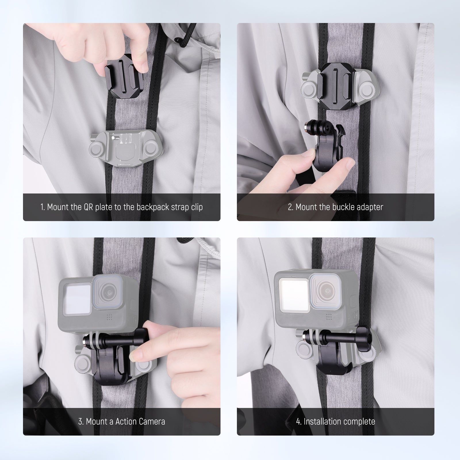 NEEWER QR016 Backpack Strap Mount Adapter Kit