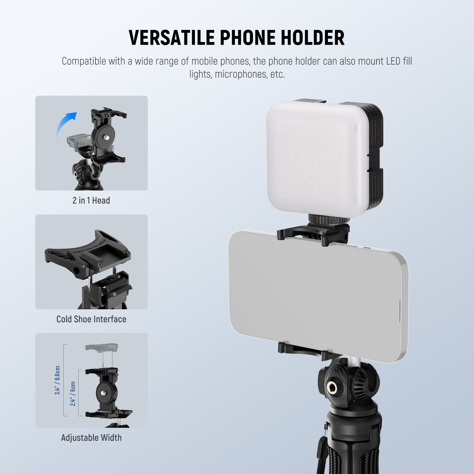 NEEWER TP38 15" Desktop Tripod