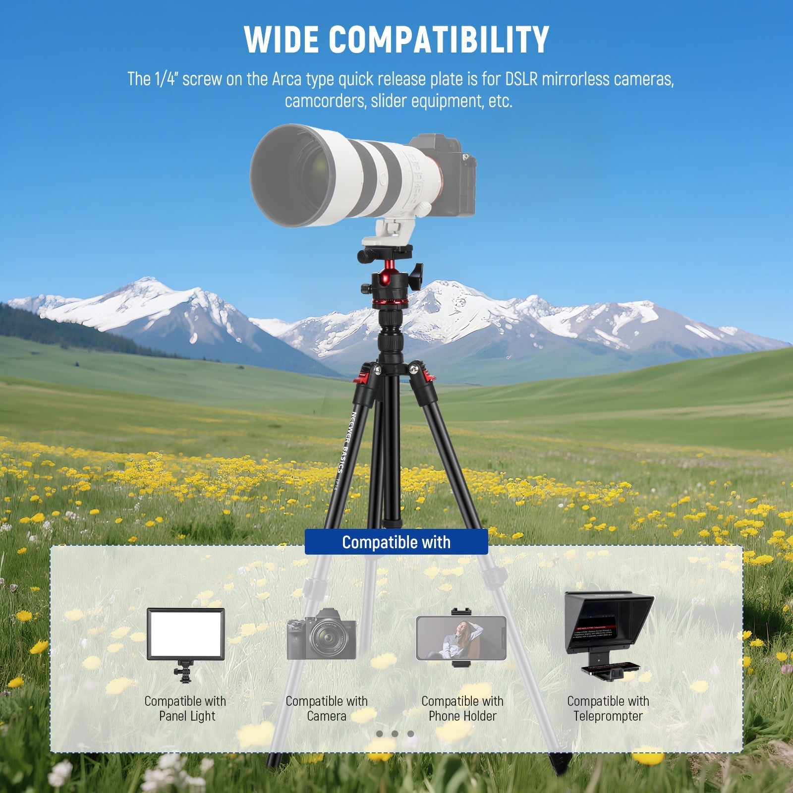 NEEWER BASICS TP14 Travel Tripod