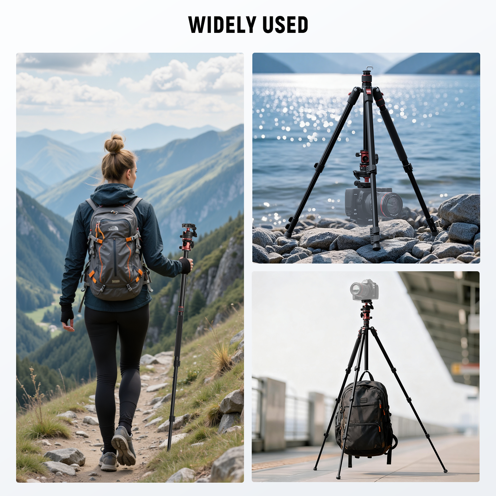NEEWER BASICS TP16 70.9"/180cm Camera Tripod Monopod