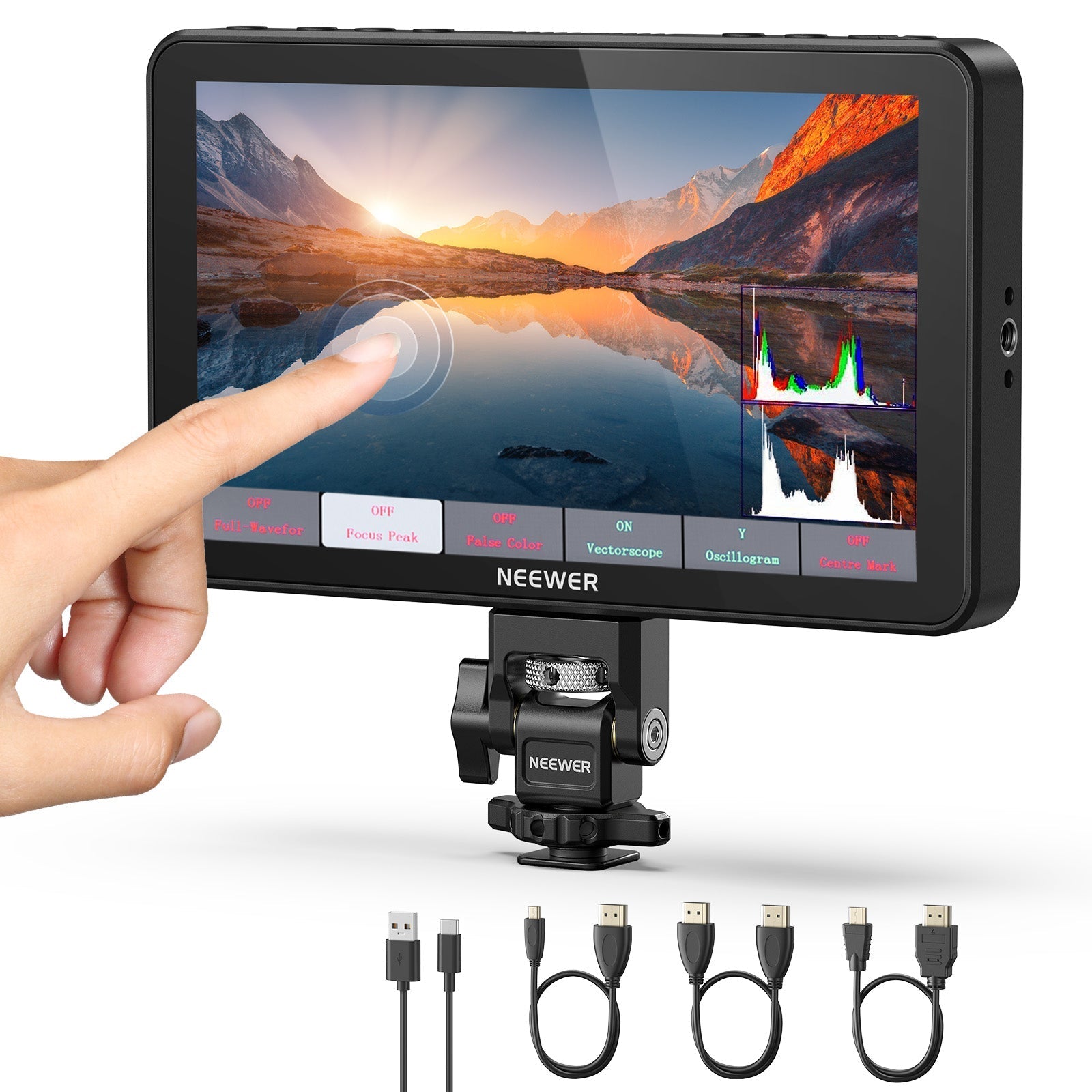 NEEWER F700 LED 7" Camera Touch Screen Monitor
