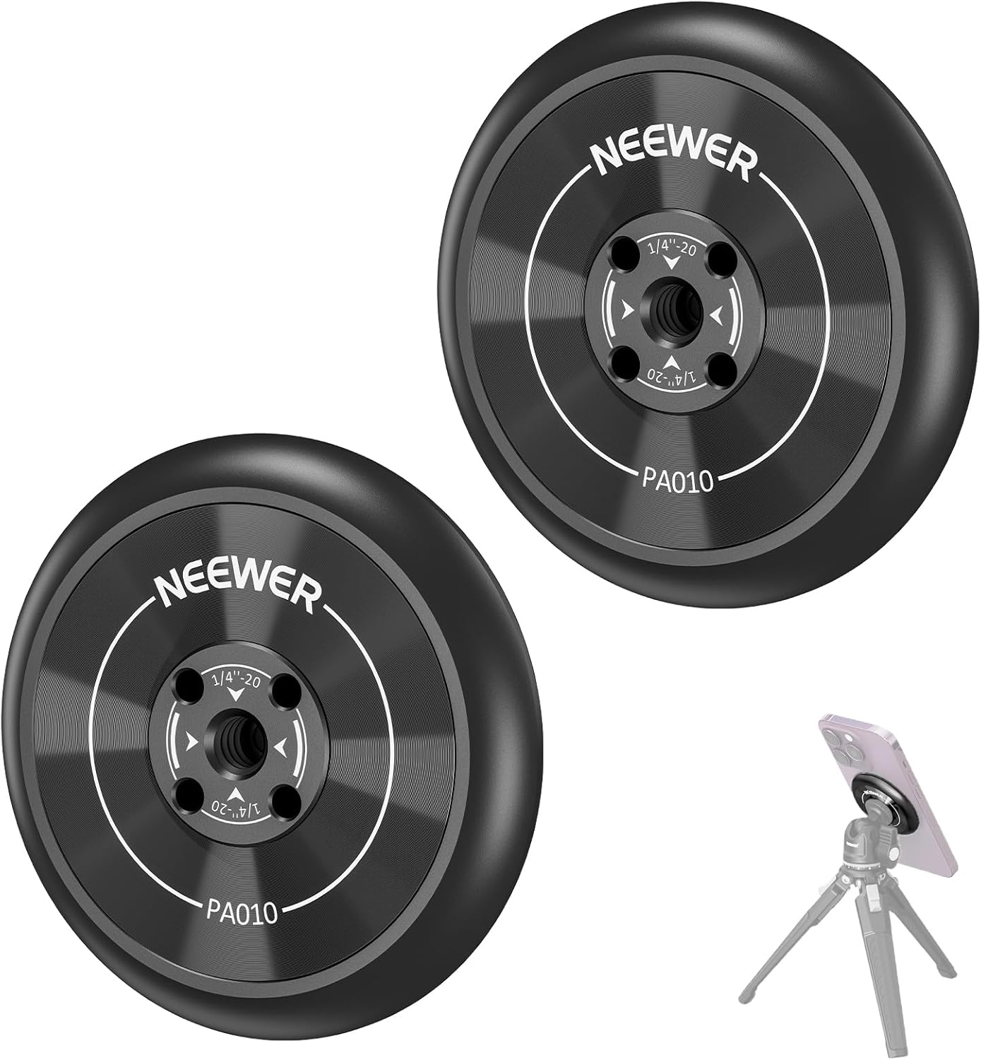 NEEWER PA010 Magnetic Phone Tripod Mount Adapter