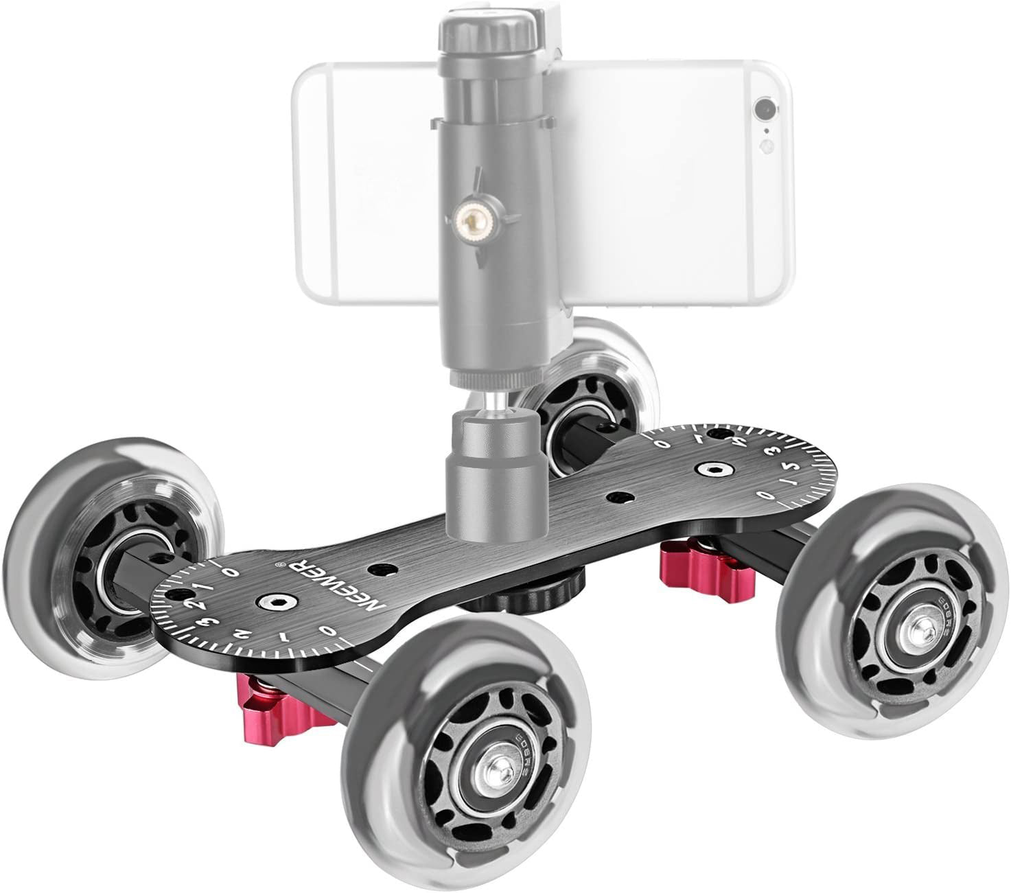 NEEWER Scaled Camera Table Dolly Slider(Black)
