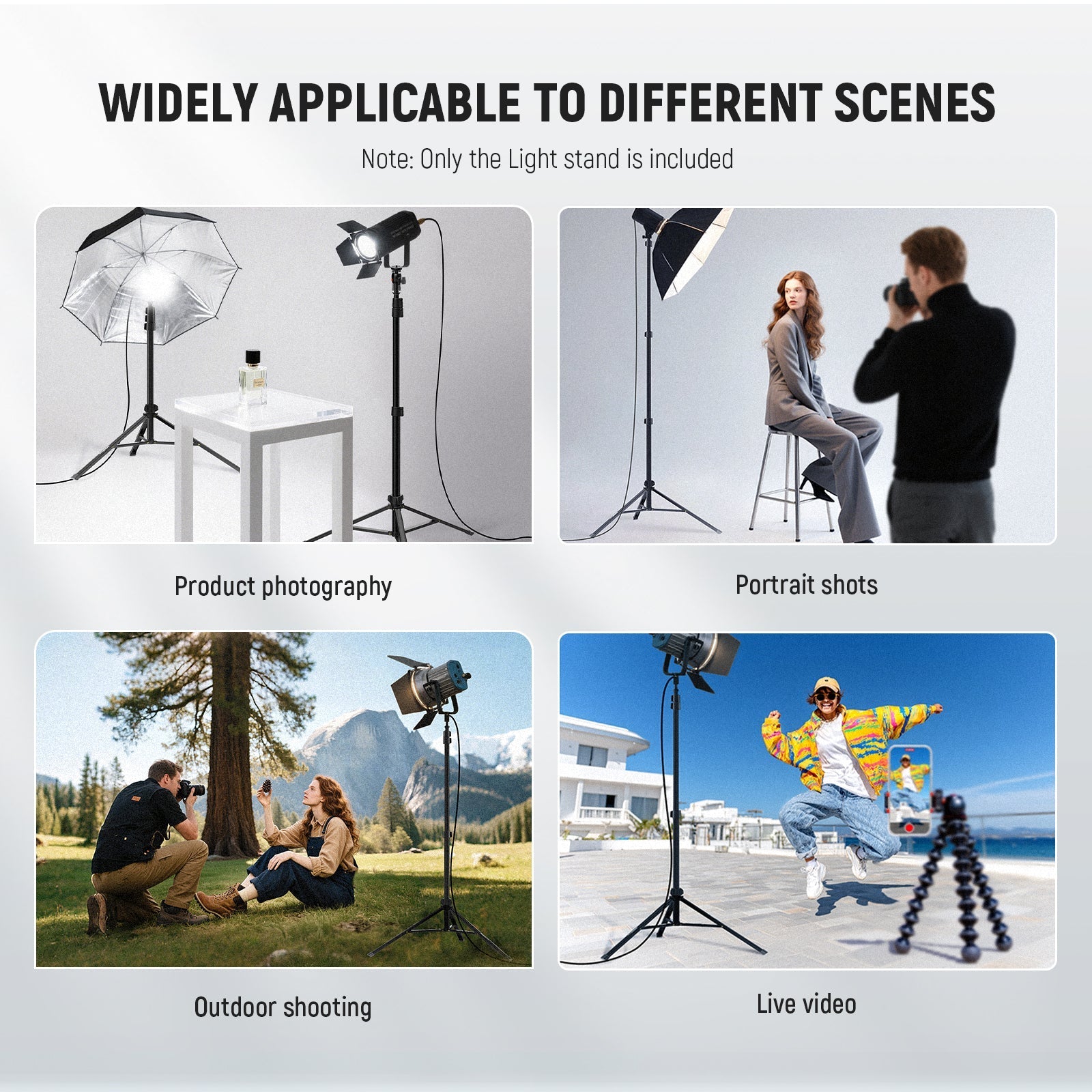NEEWER ST200B 200cm Photography Light Stand