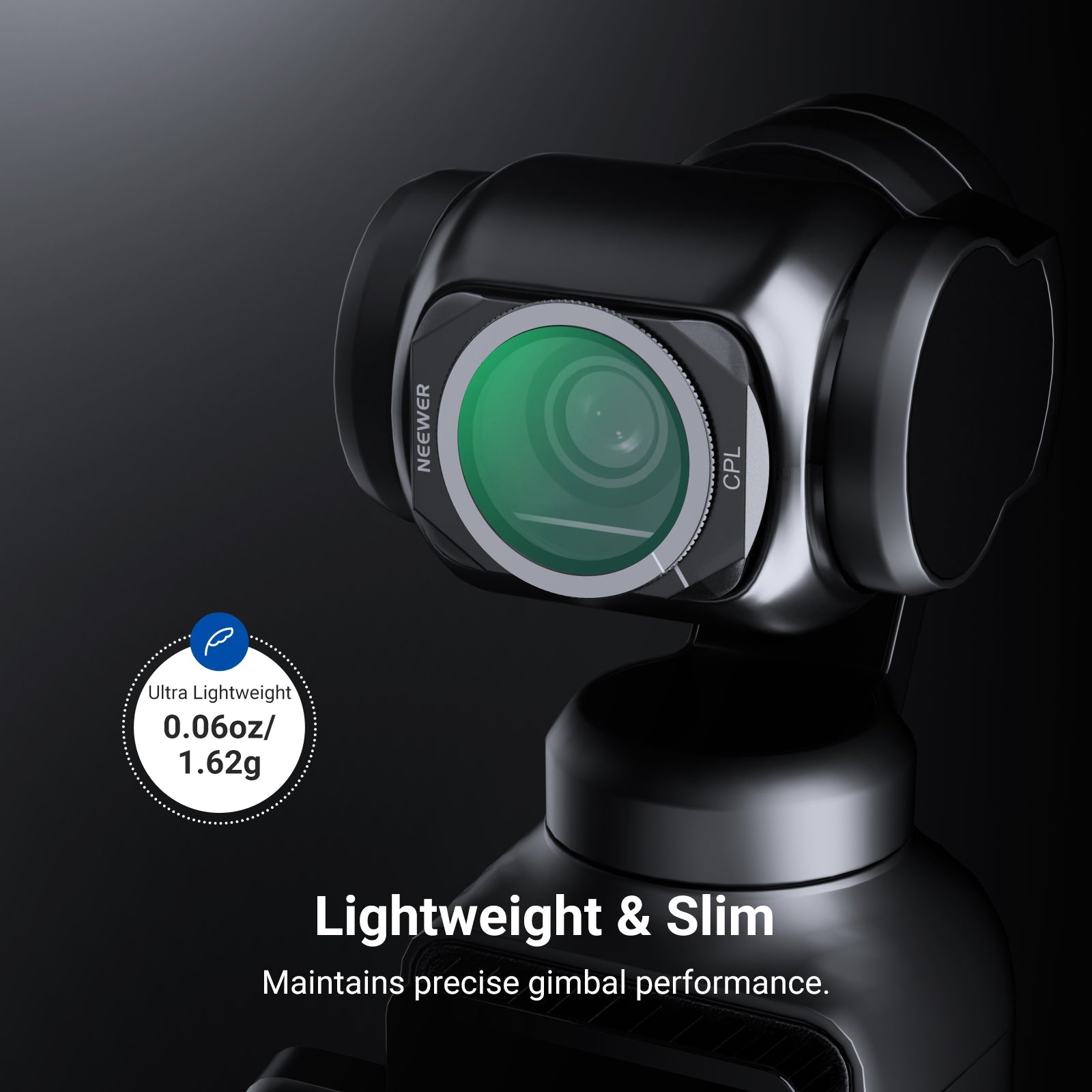 NEEWER FL-P16 ND CPL Filter Set Compatible with DJI Osmo Pocket 4