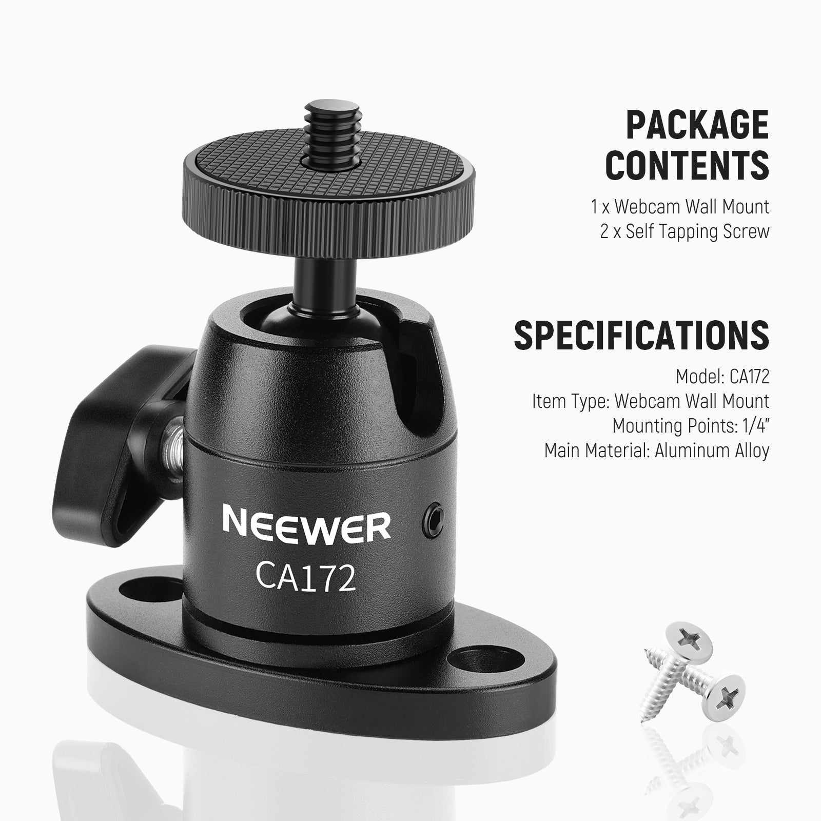 NEEWER CA172 Webcam Wall Ceiling Mount