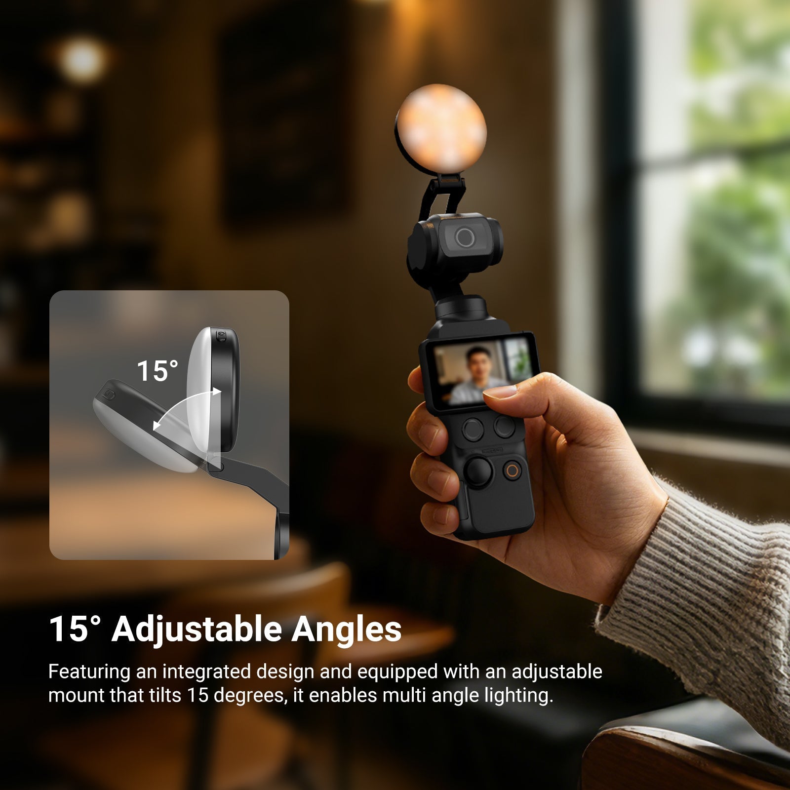 NEEWER M29 Mini LED Fill Light Compatible with DJI OSMO Pocket 4