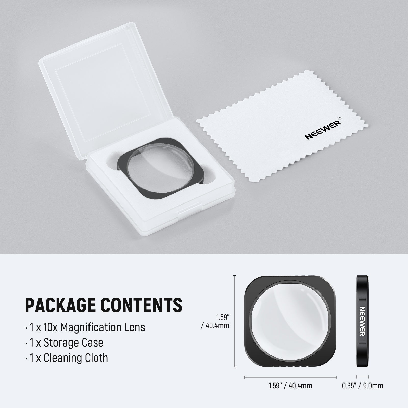 NEEWER LS-C40 10X Macro Lens For Insta360 Ace Pro/Ace Pro 2