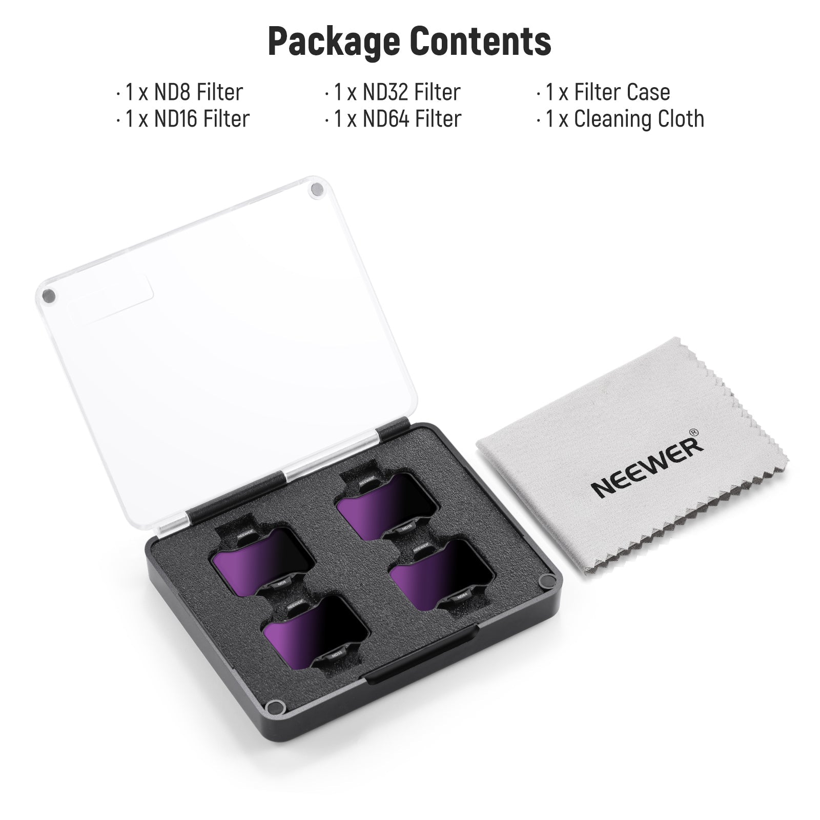 NEEWER 4-Pack Filter Set for DJI Avata 2