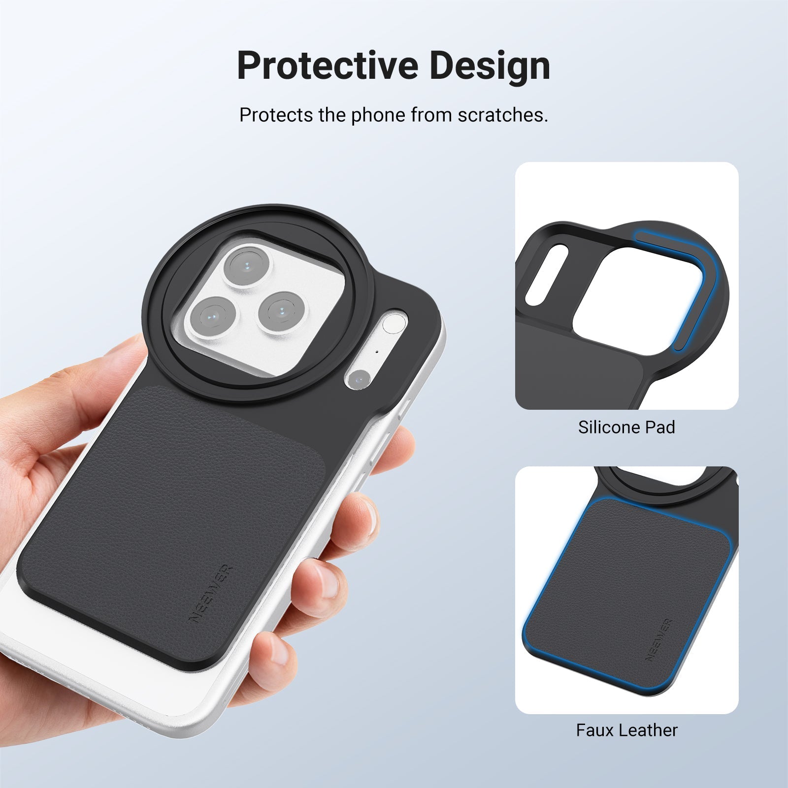 NEEWER FH-05 6.9" Magnetic Filter Backplate Kit For iPhone Pro Max & Plus Versions