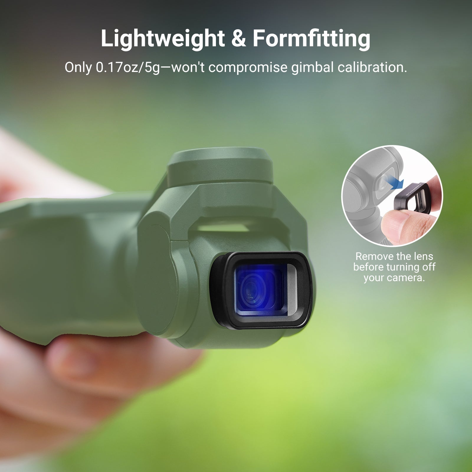 NEEWER FL-C56 1.2X Blue Anamorphic Lens For DJI Osmo Pocket 3 / Pocket 4 & Xtra Muse