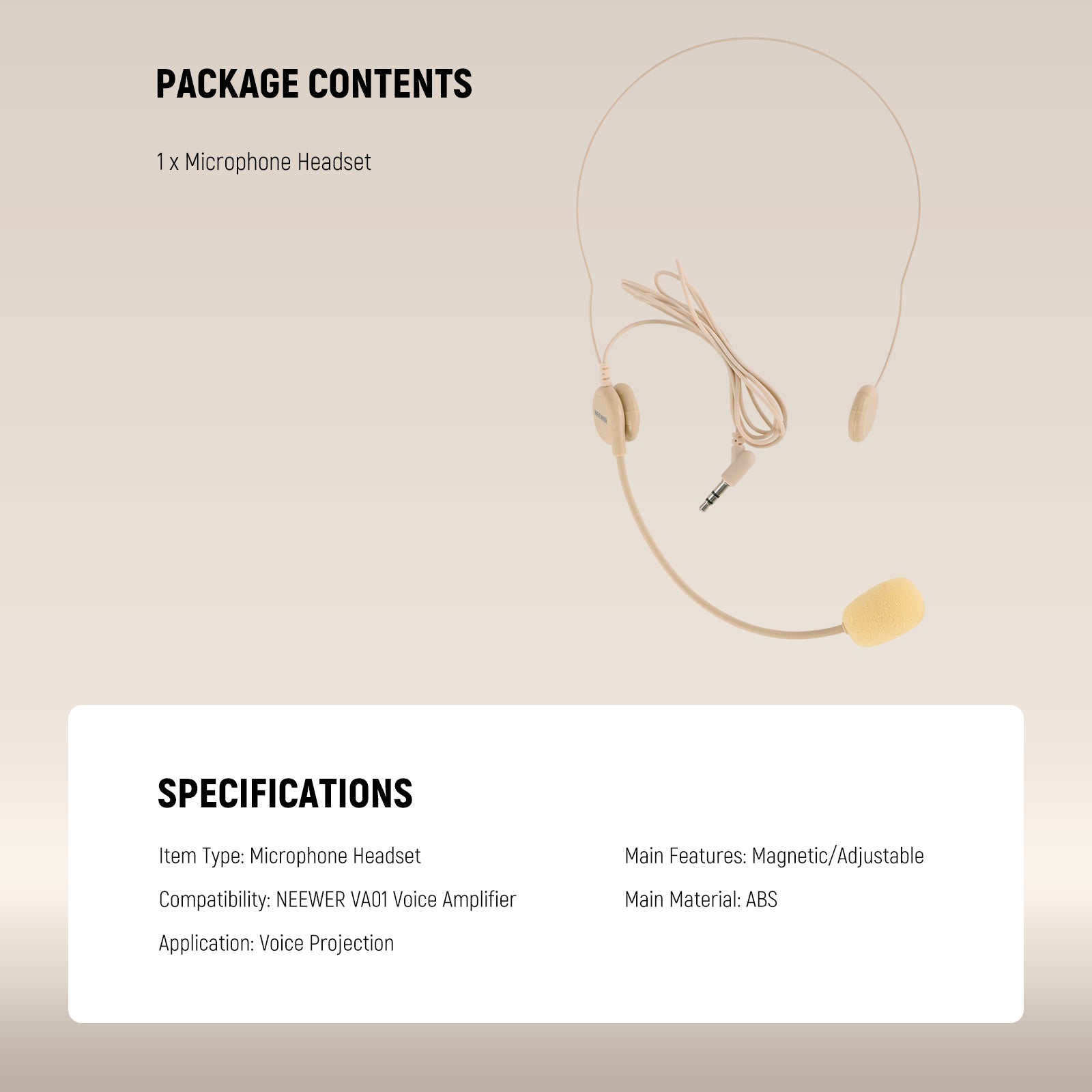 NEEWER LM9 Microphone Headset