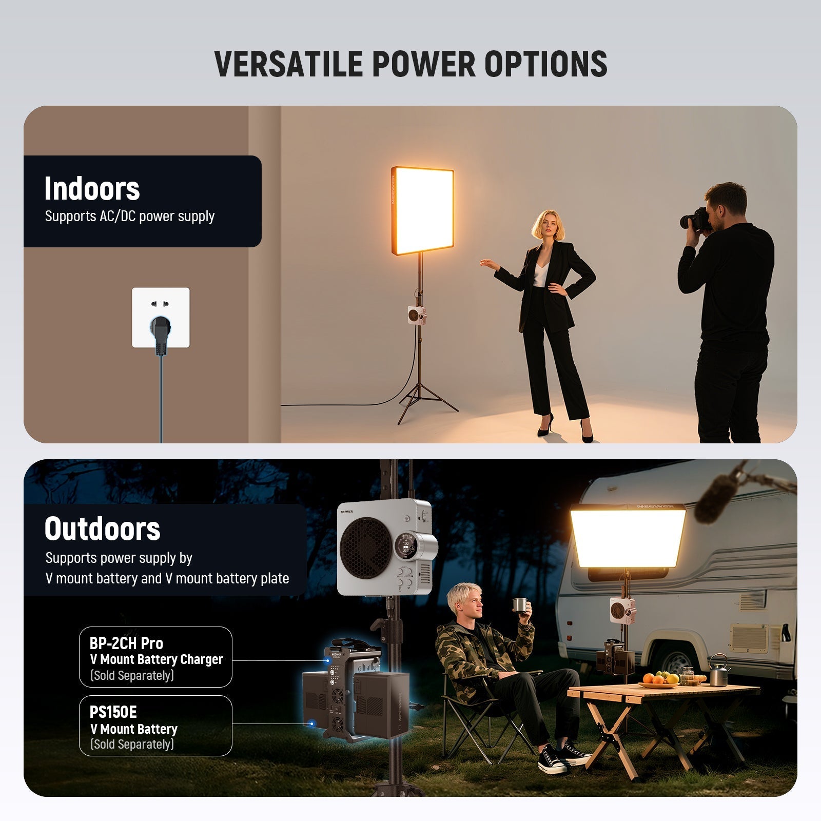 NEEWER AF200C Pro 200W Flexible RGB LED Video Light
