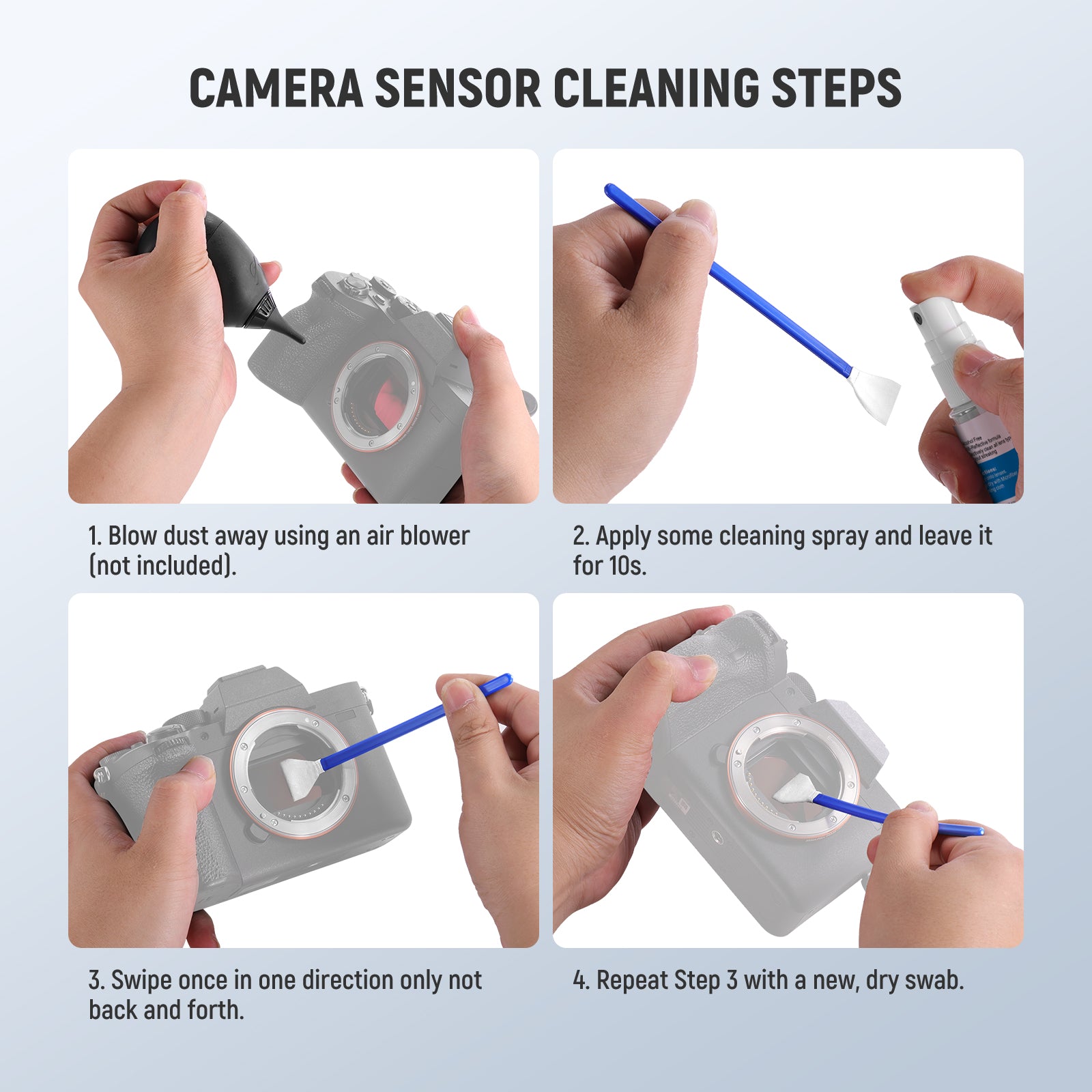 NEEWER HM-46 12 in 1 Camera Lens Cleaning Kit