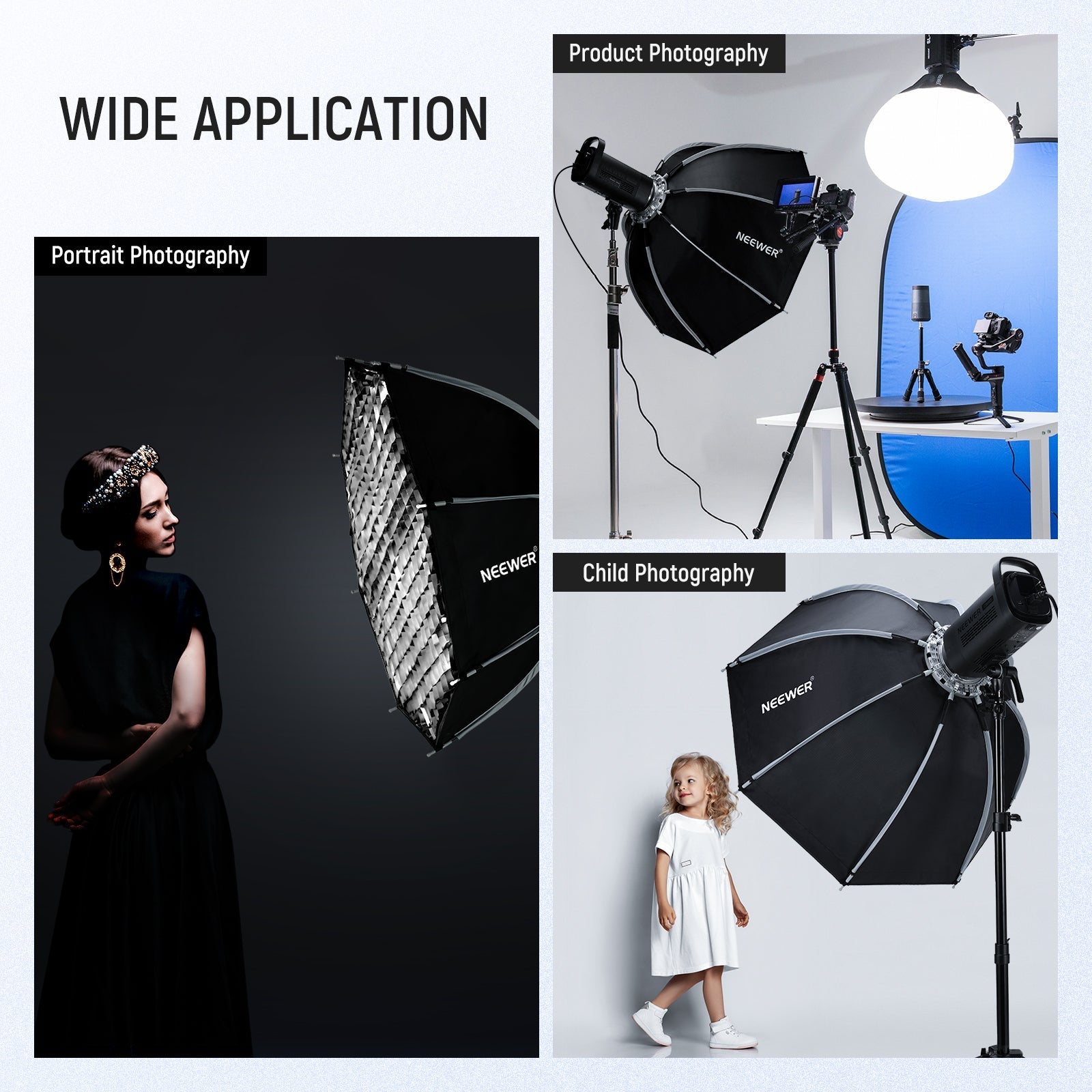 NEEWER NS21P/NS22P/NS27P/NS35P Octagonal Softbox