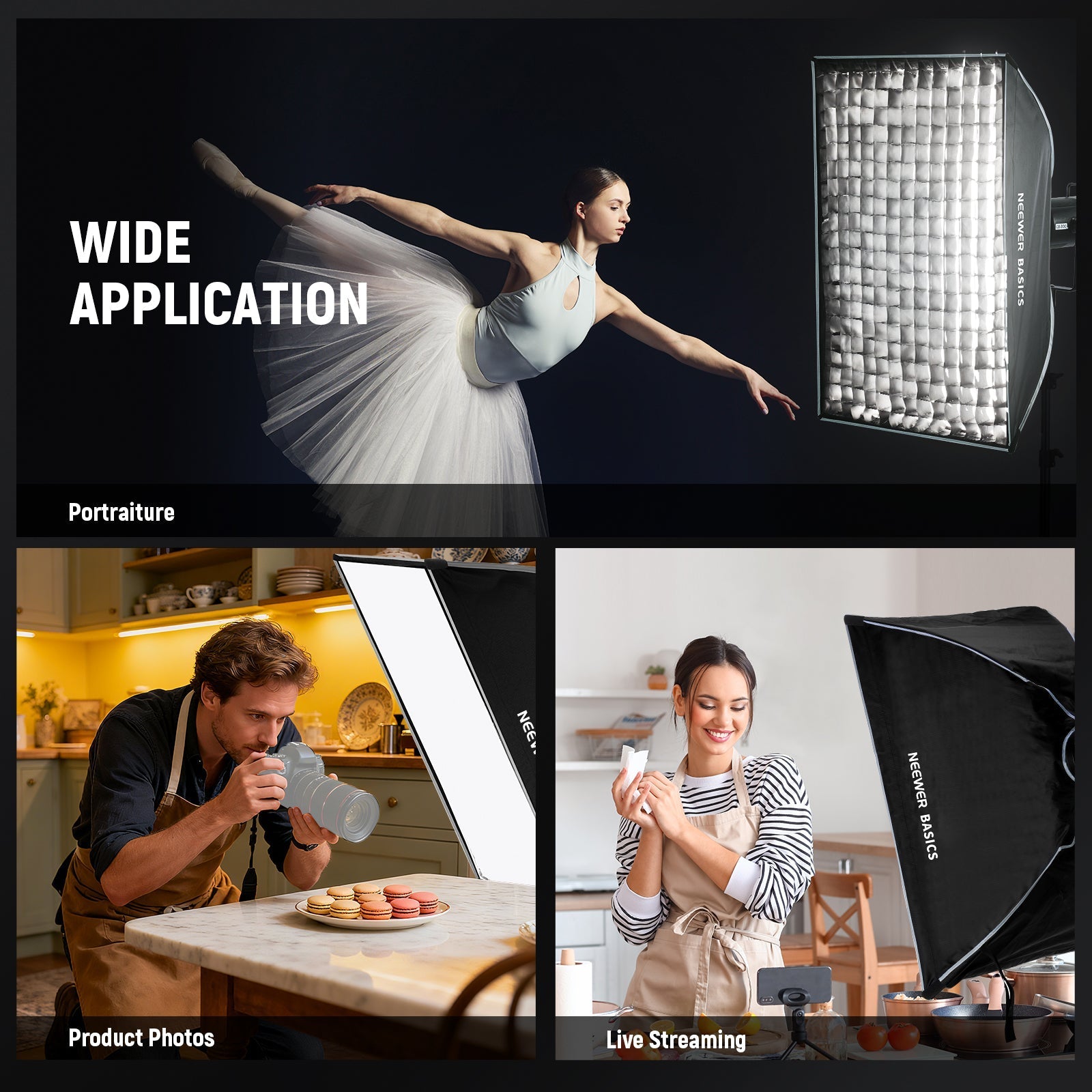NEEWER BASICS NS60P/NS61P Strip Softbox
