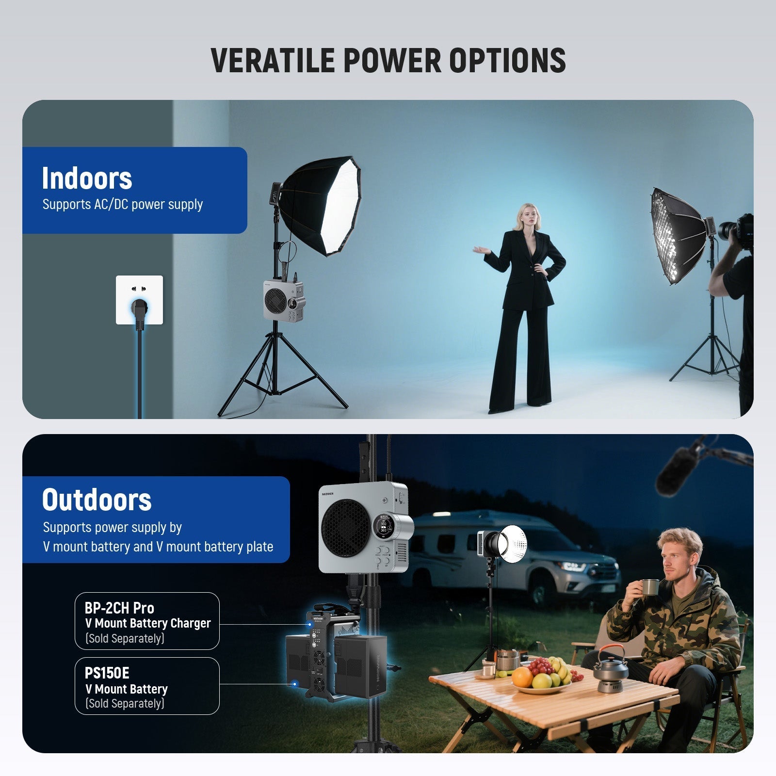 NEEWER HS200C 280W Portable RGB LED Video Light