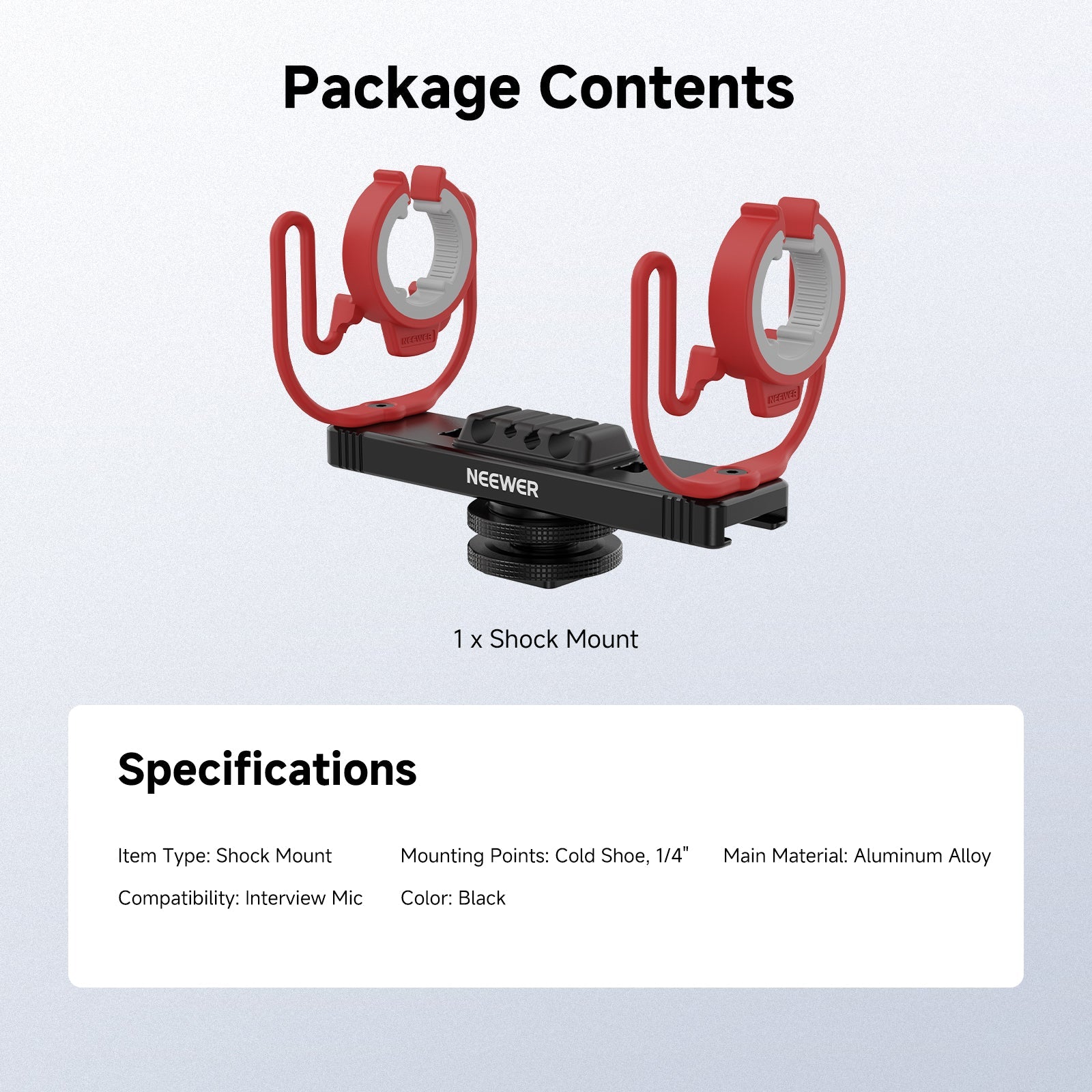NEEWER MH2 Microphone Shock Mount